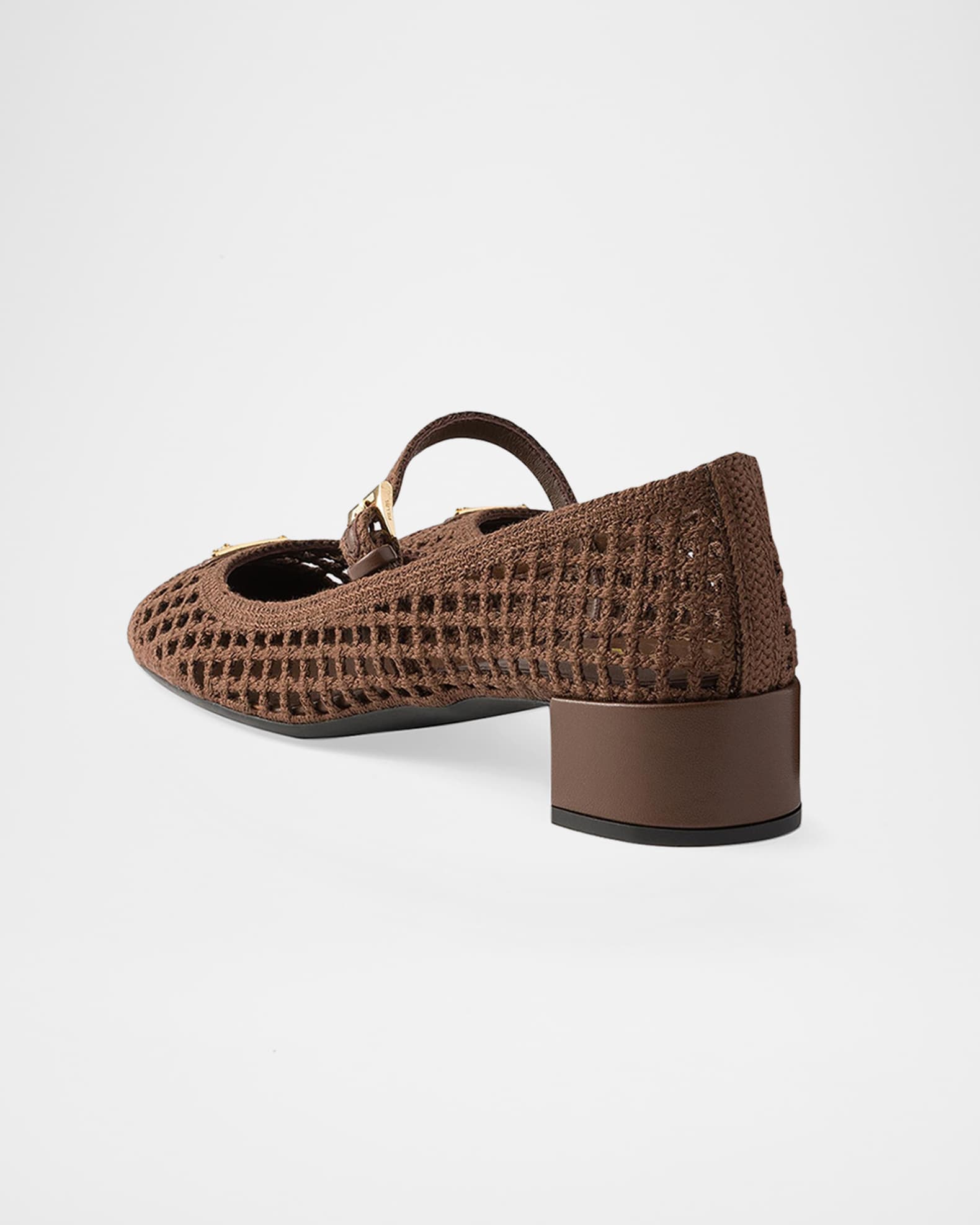 Prada Cotton Crochet Pumps | Neiman Marcus