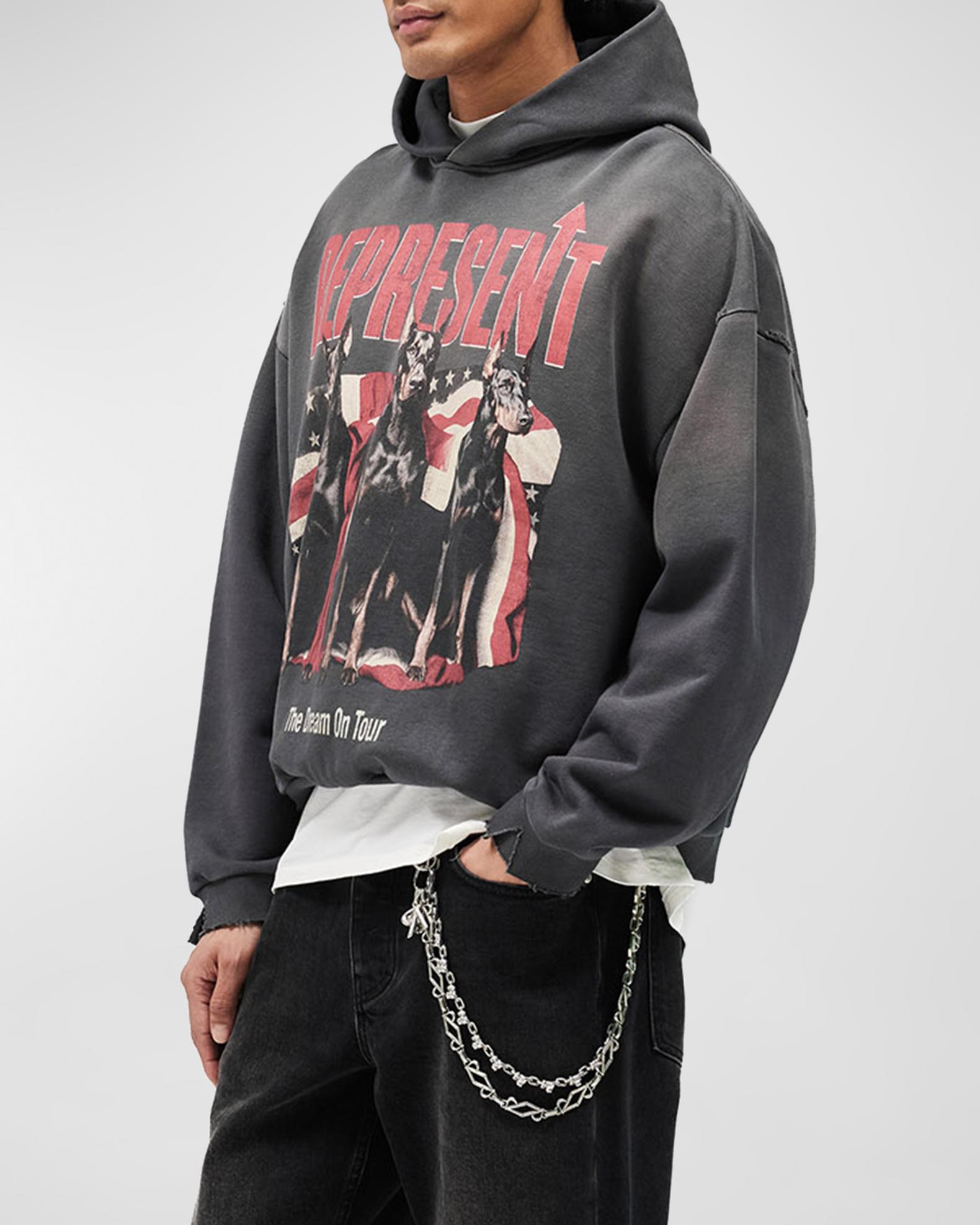 REPRESENT Men's Dream On Tour Cotton Hoodie | Neiman Marcus