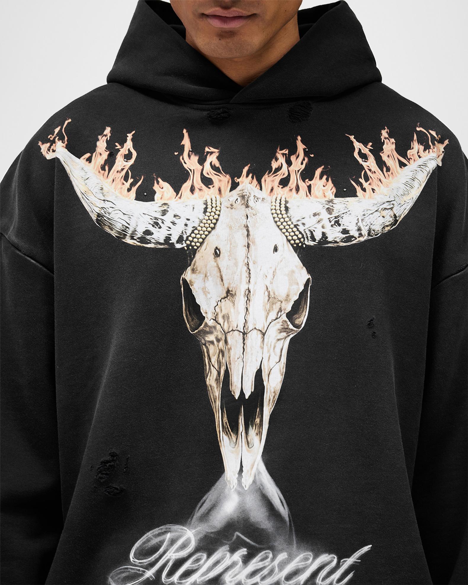 REPRESENT Men's British Cowboys Distressed Hoodie | Neiman Marcus
