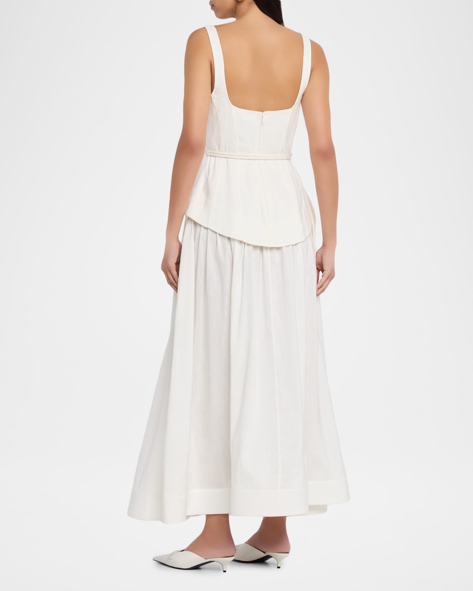 Acler Actonhill Linen Maxi Dress | Neiman Marcus
