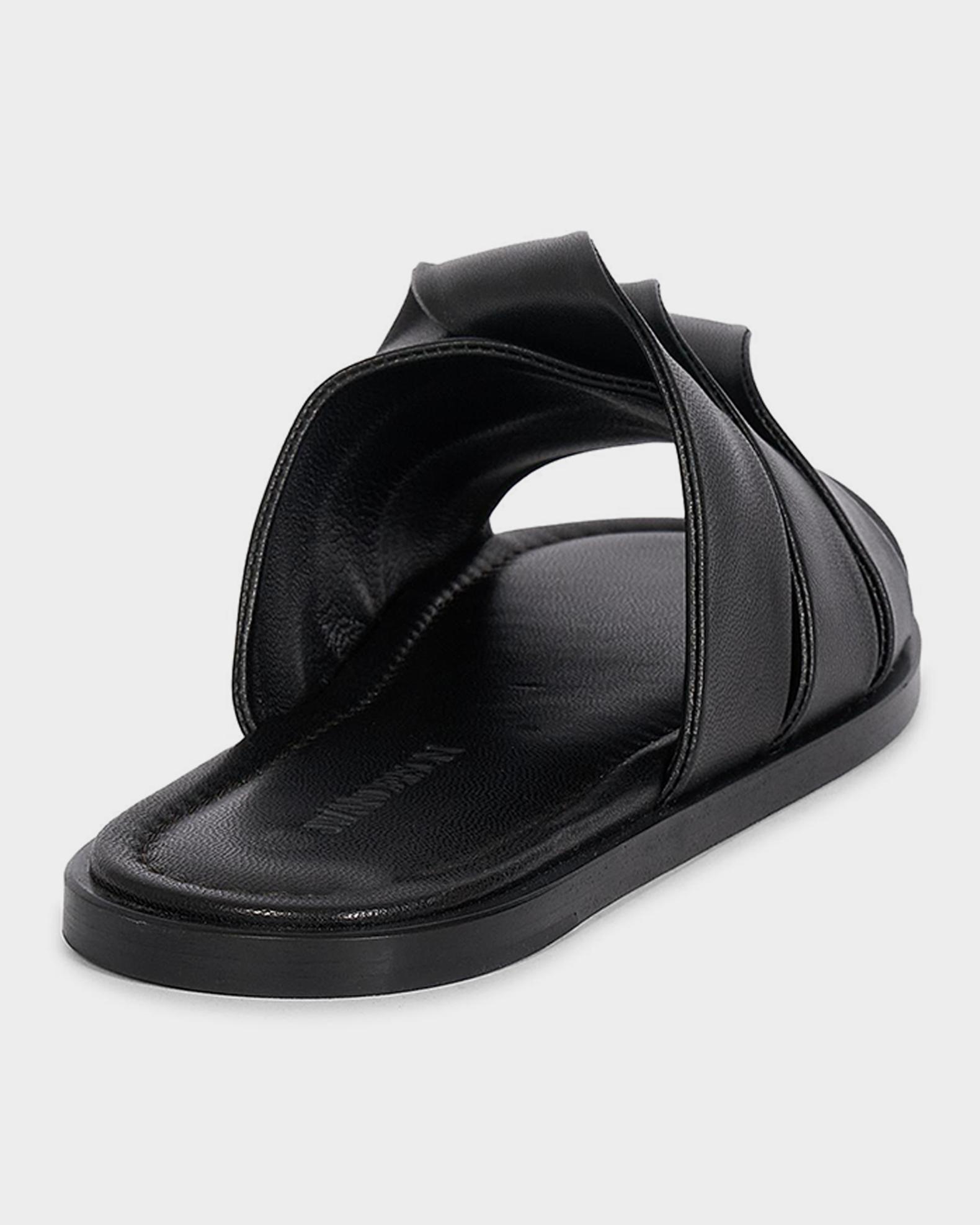 JW Anderson Coil Leather Slide Sandals | Neiman Marcus