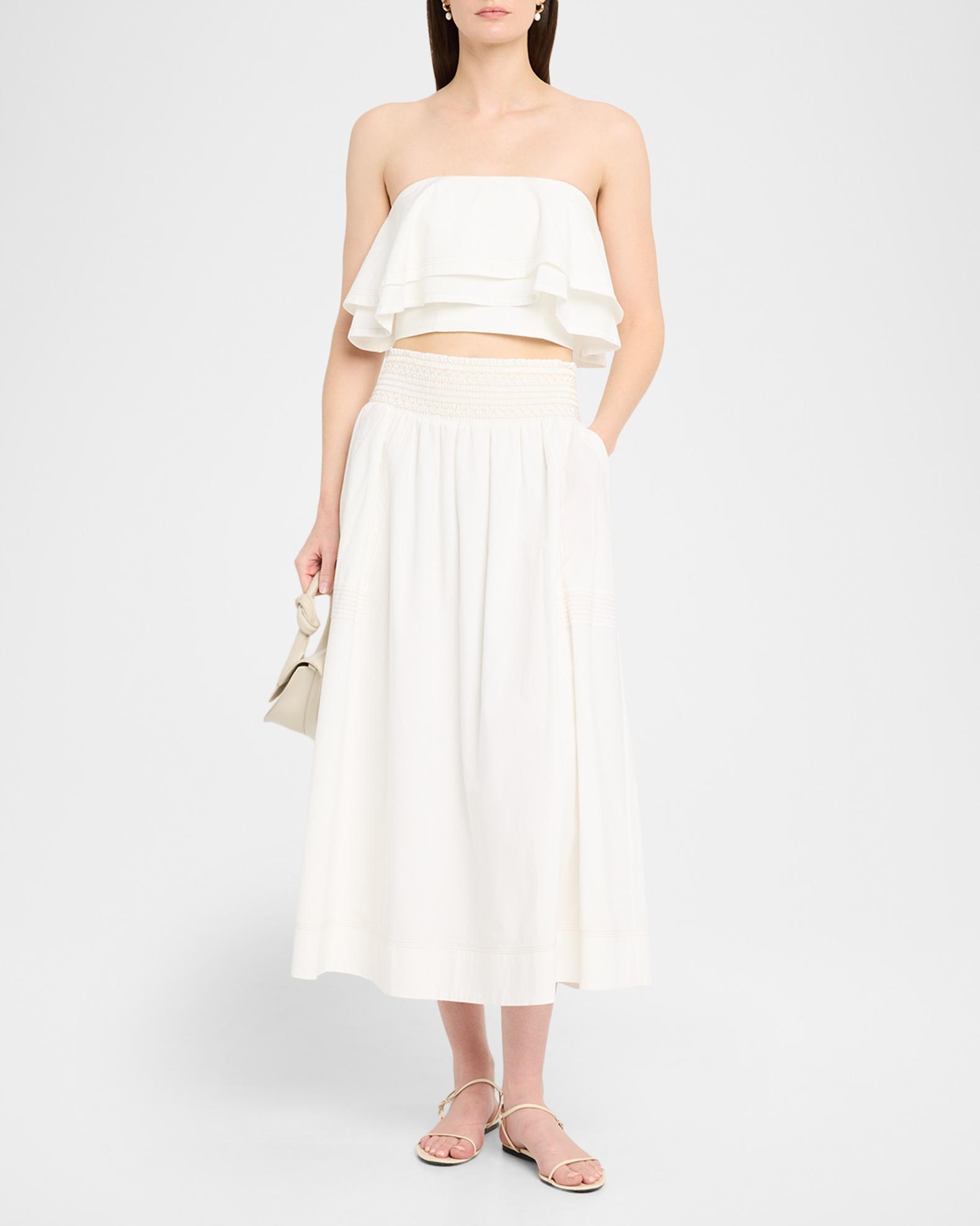 Ramy Brook Poppy Strapless Ruffle Top | Neiman Marcus