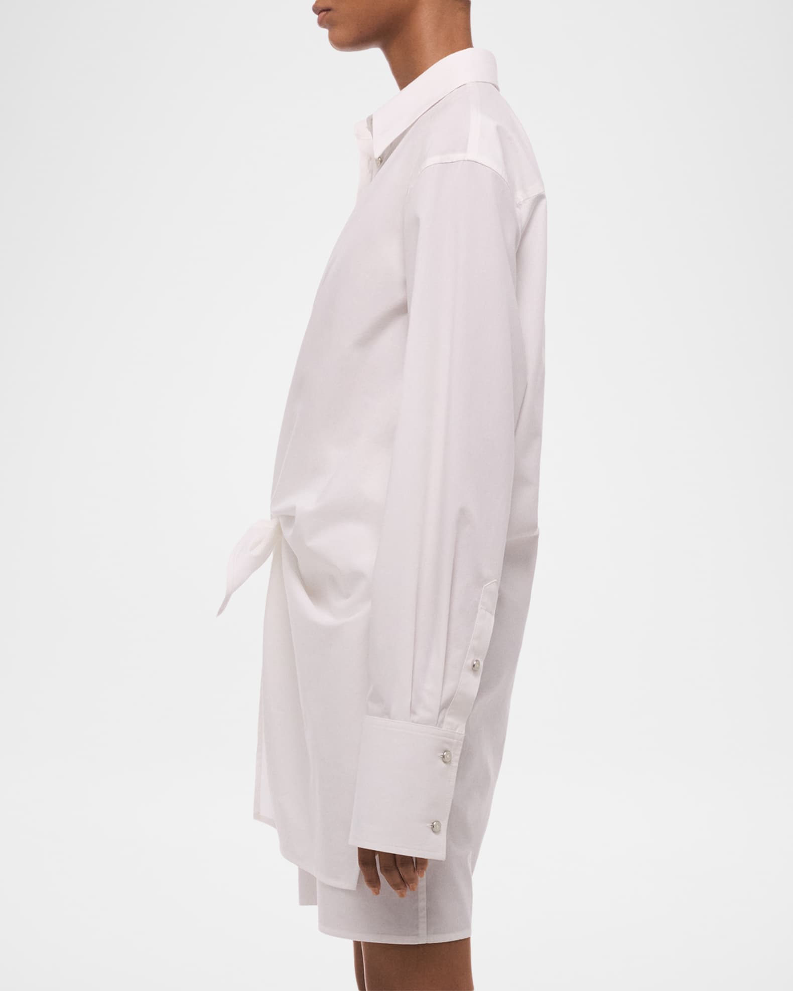 helmut lang shirt dress Helmut Lang Twist Shirt Dress