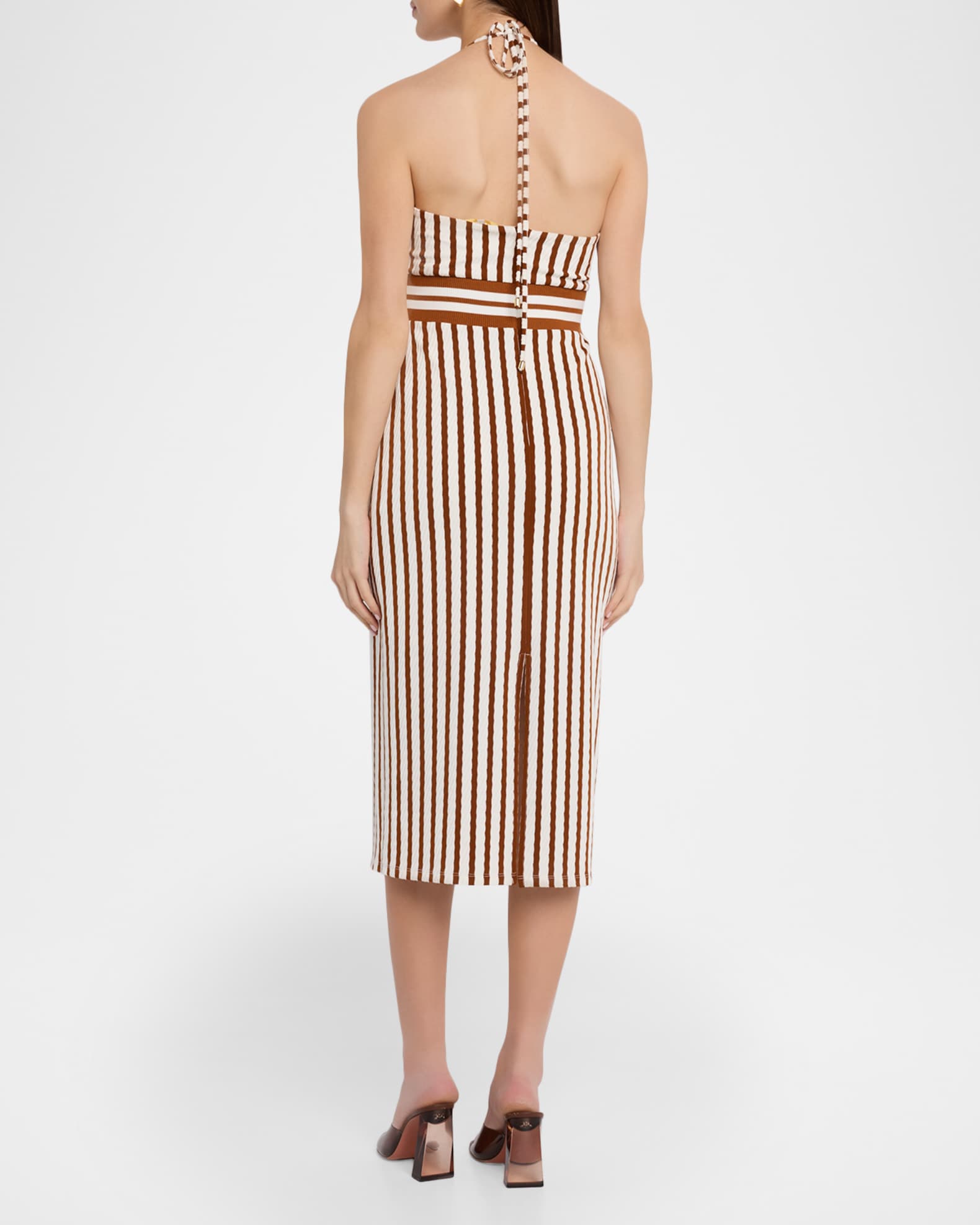 knee length dresses for ladies Stevie Midi Dress Print  Augustine