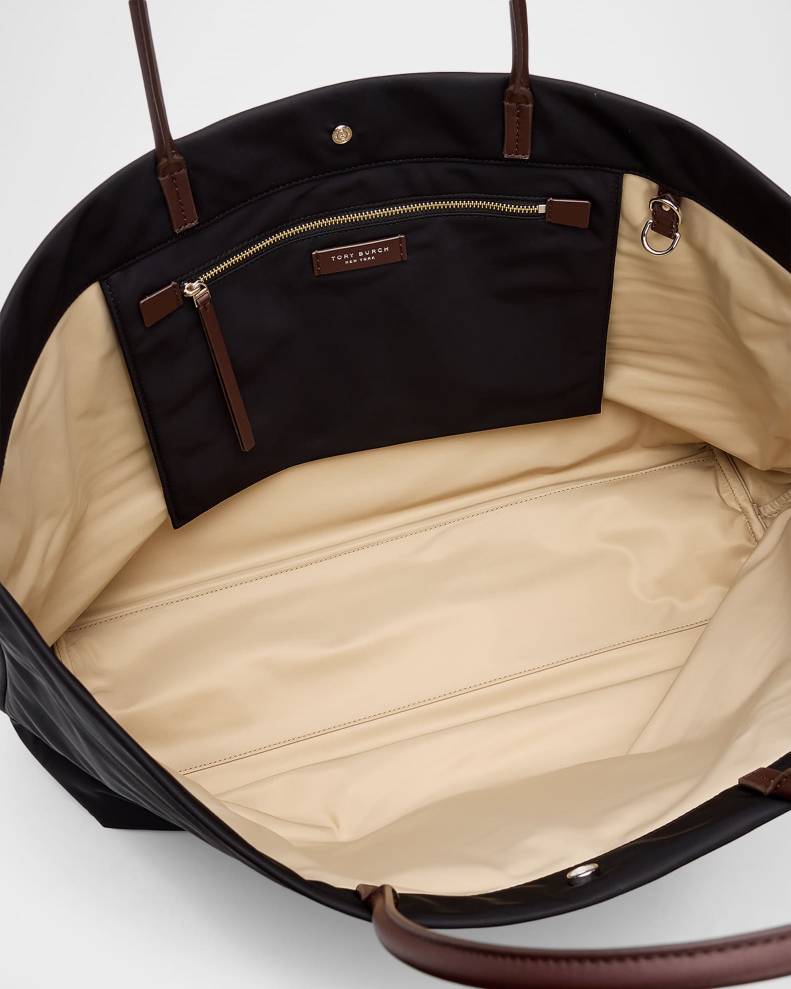 Tory Burch Ella Twist Reversible Nylon Tote Bag | Neiman Marcus