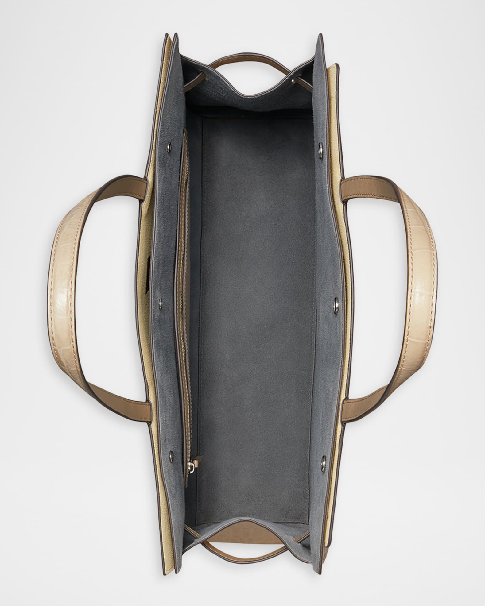 Tory Burch Lee Radziwill Croc-Embossed Leather Tote Bag | Neiman