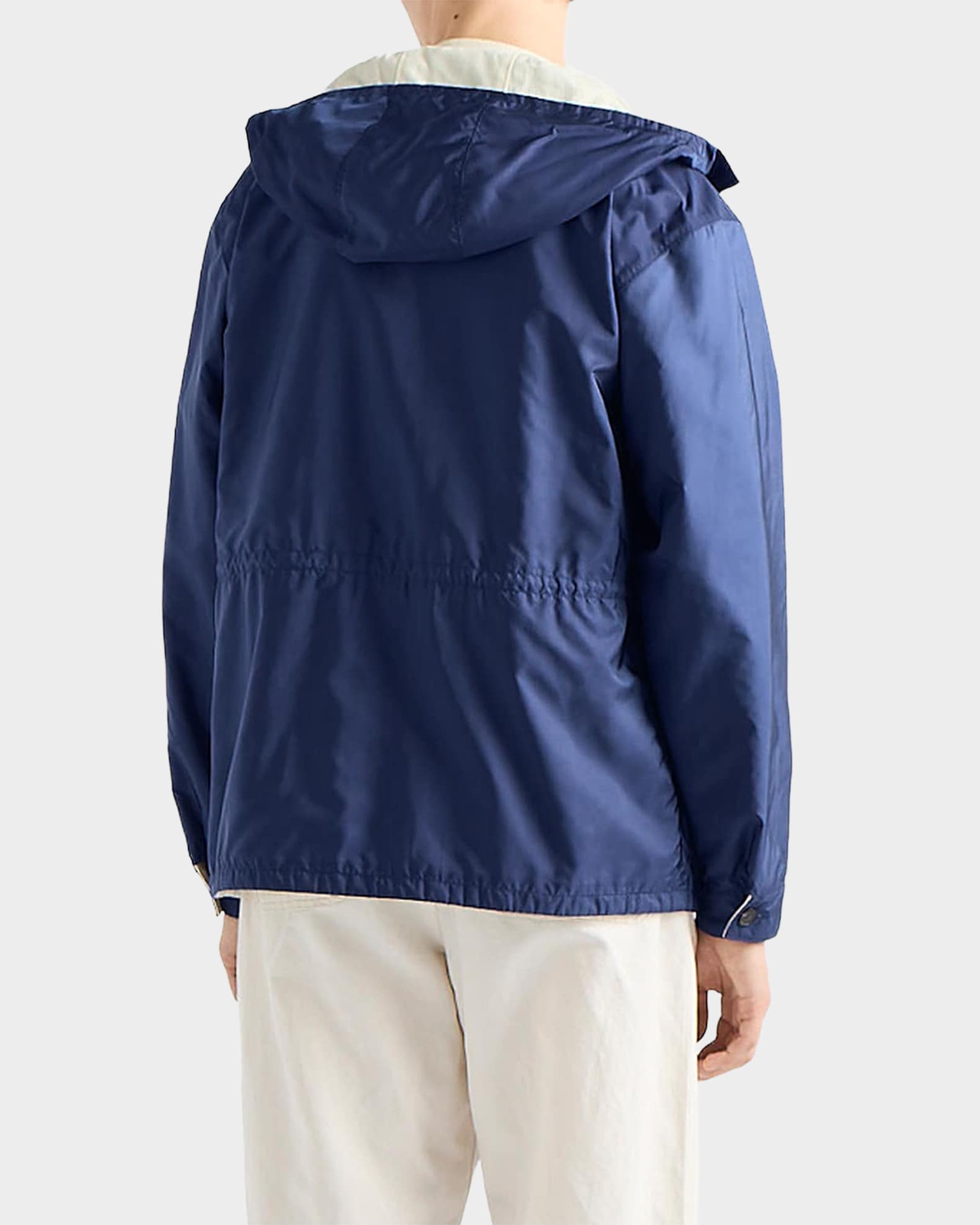 Prada Men's Re-Nylon Reversible Hooded Jacket | Neiman Marcus