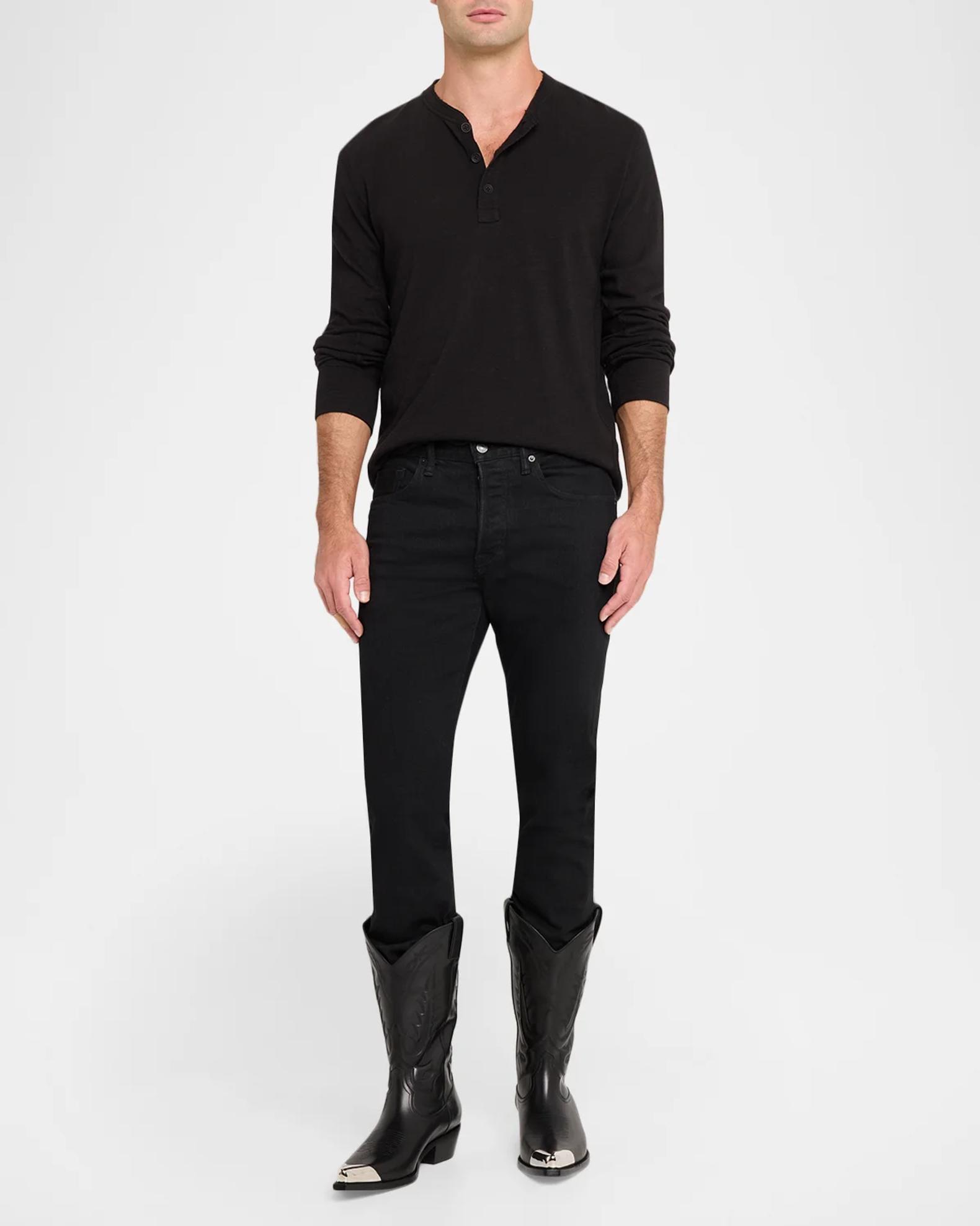 Christian Louboutin Men's Santiagus Leather Metal-Toe Western Boots ...