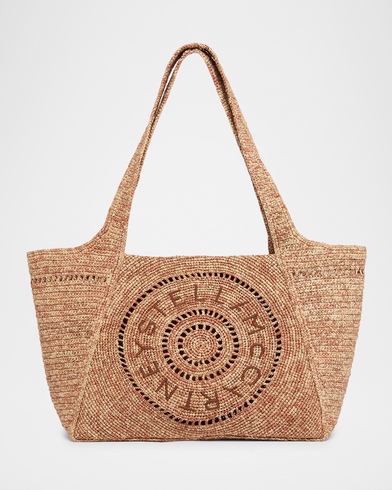 Stella McCartney High Summer Woven Raffia Tote Bag | Neiman Marcus