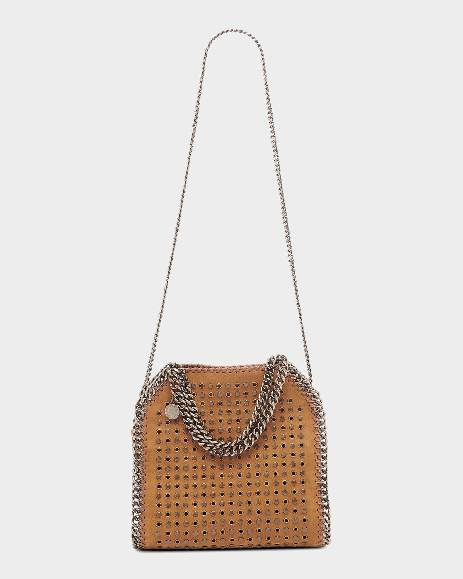 Stella McCartney Falabella Studded Eyelet Mini Bag | Neiman Marcus