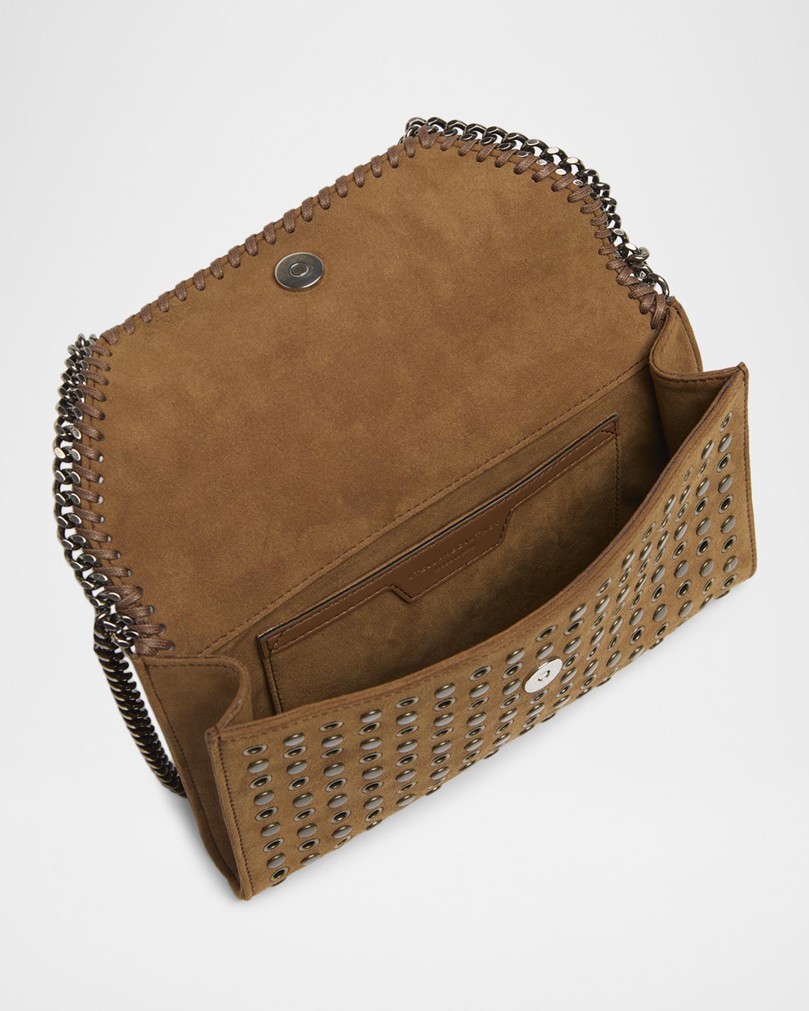 Stella McCartney Falabella Studded Vegan Suede Wallet  display picture 1