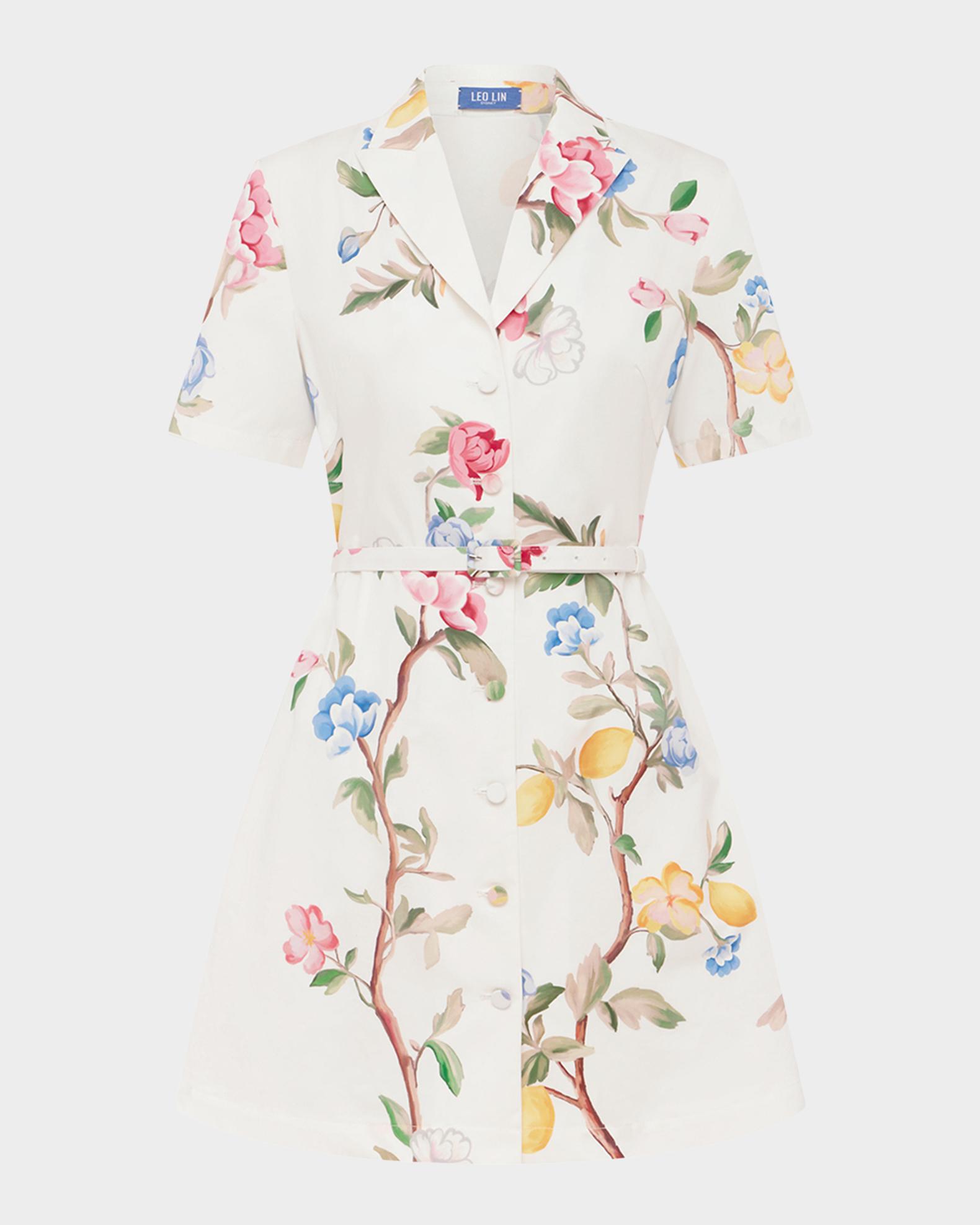 lin nature dresses Green Tulip Print Alice Maxi Dress