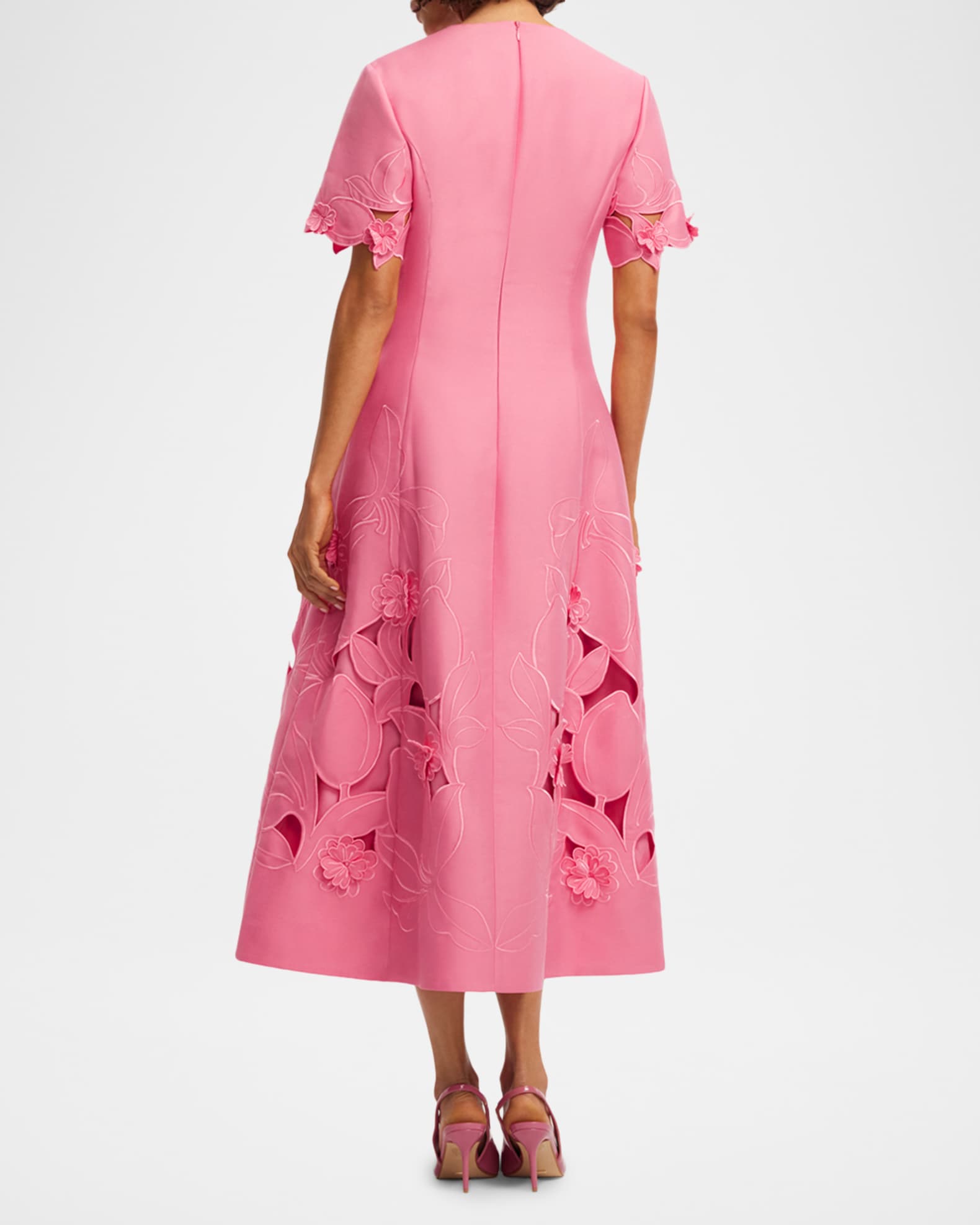leo lin pink dress The Jacinta Mini in Bubblegum. Discover the newly landed arrivals of the Oceania Collection, available online now.  #leolin #oceania #resort24 this dress has a refined silhouette LEO LIN - Arabella Appliqu