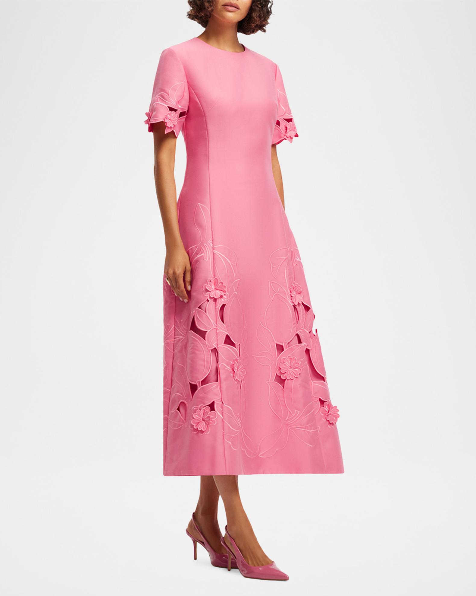 women's short sleeve midi dress The TENCEL™ Short-Sleeve Midi Dress