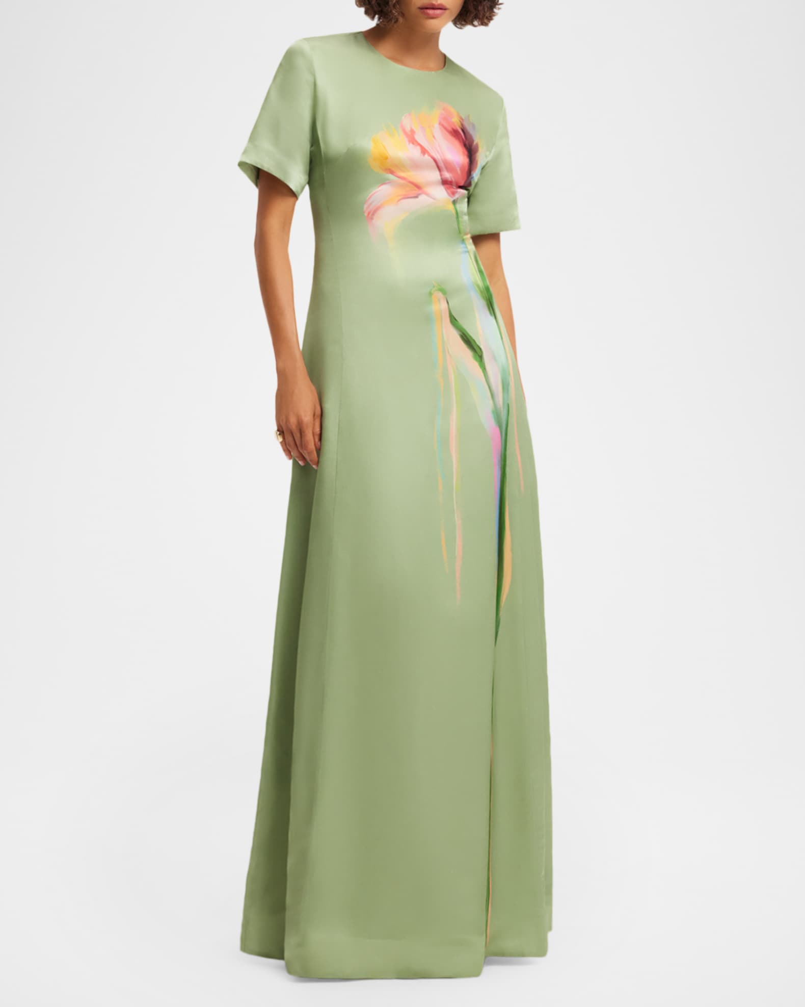 short sleeved maxi dress Sail to Sable NAVY Shell Eyelet Sleeve V-Neck NAVY Shell / XS / SP26124 and seasonal wear. LEO LIN Women's Alice Short