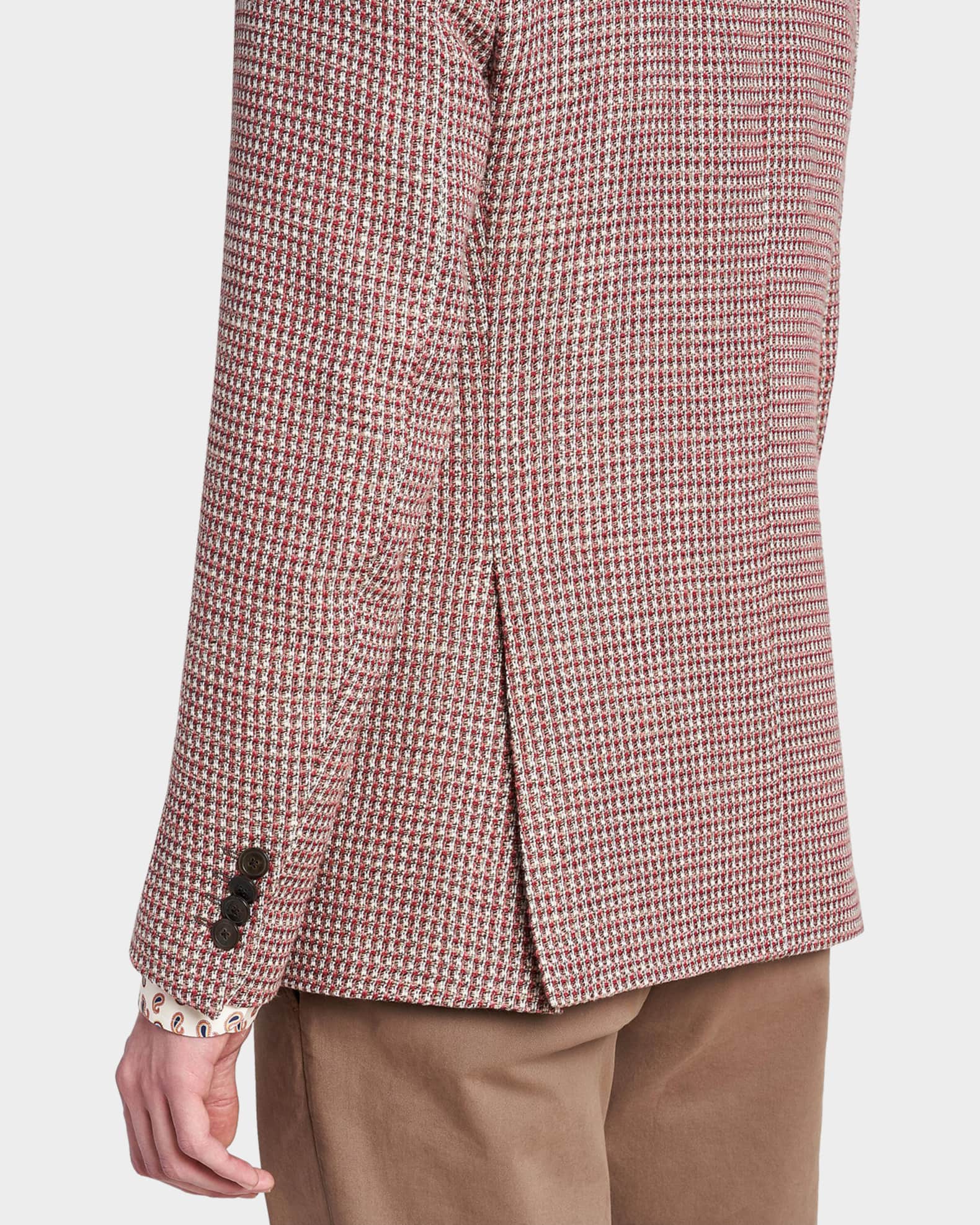 Etro Men's Single-Breasted Tweed Jacket | Neiman Marcus