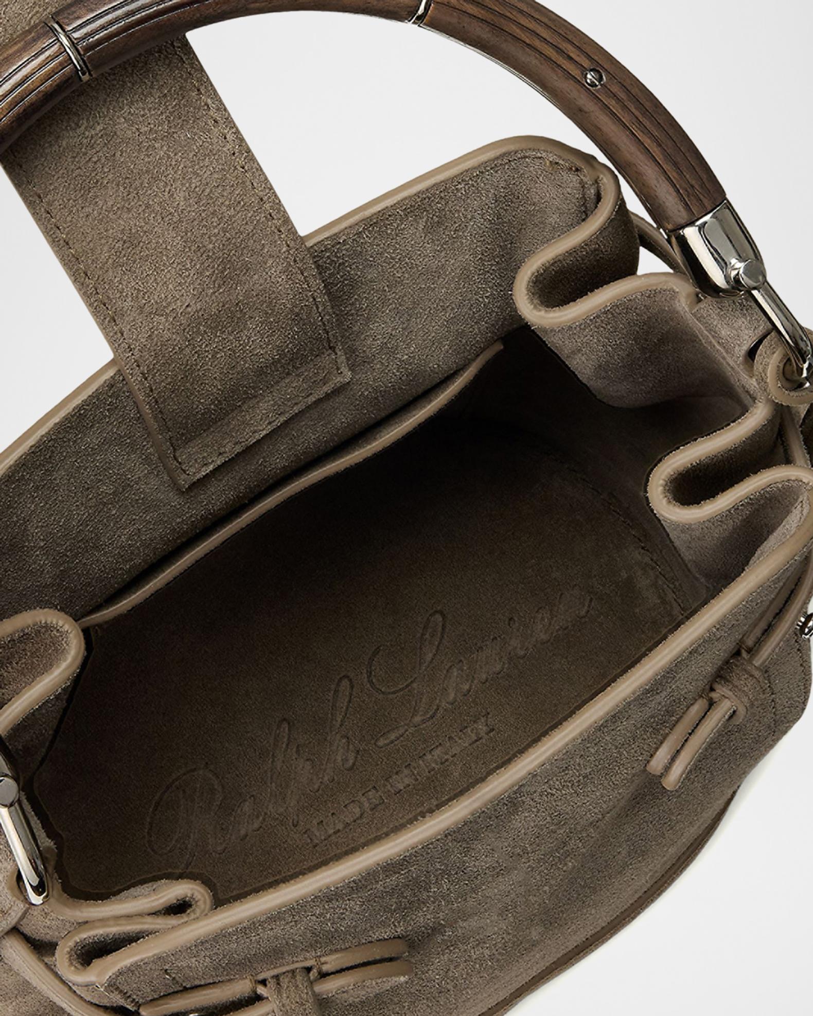 Ralph Lauren Collection The Ralph Calf-Suede Small Bucket Bag