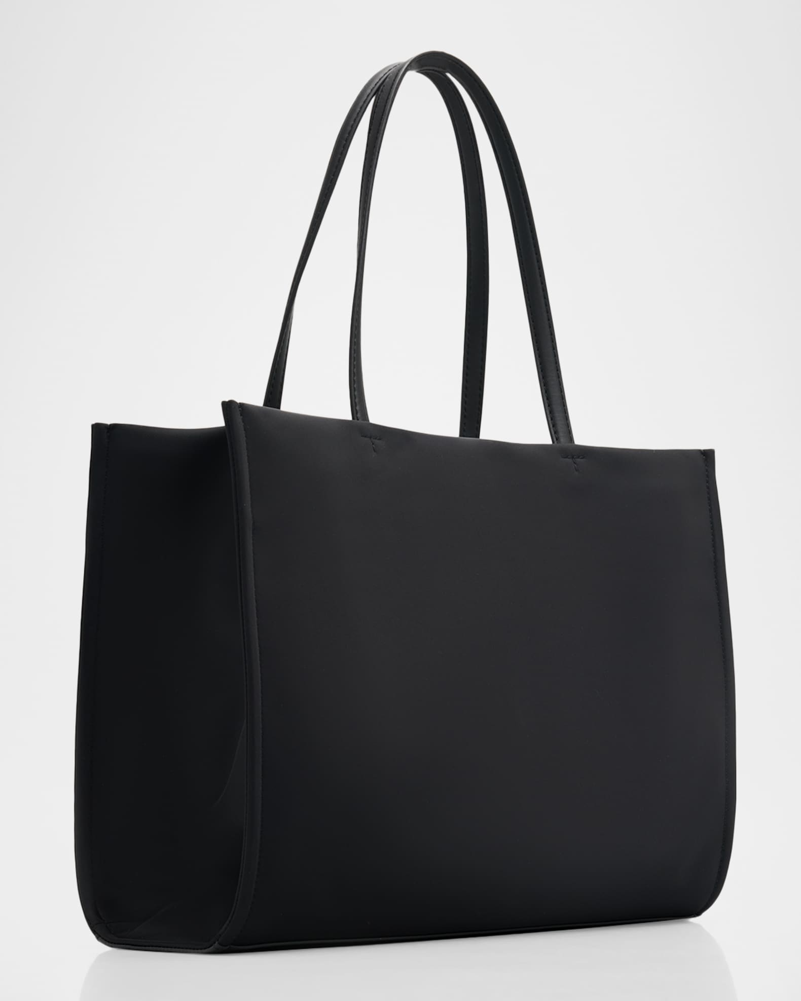 Tory Burch Ella Small Logo Patch Nylon Tote Bag | Neiman Marcus