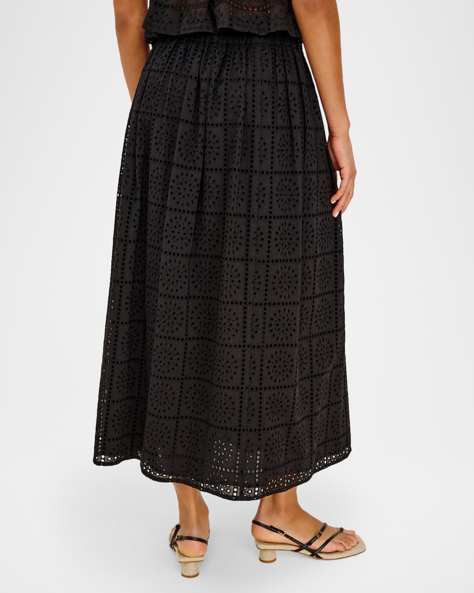 Rails Dax Cotton Eyelet Maxi Skirt | Neiman Marcus