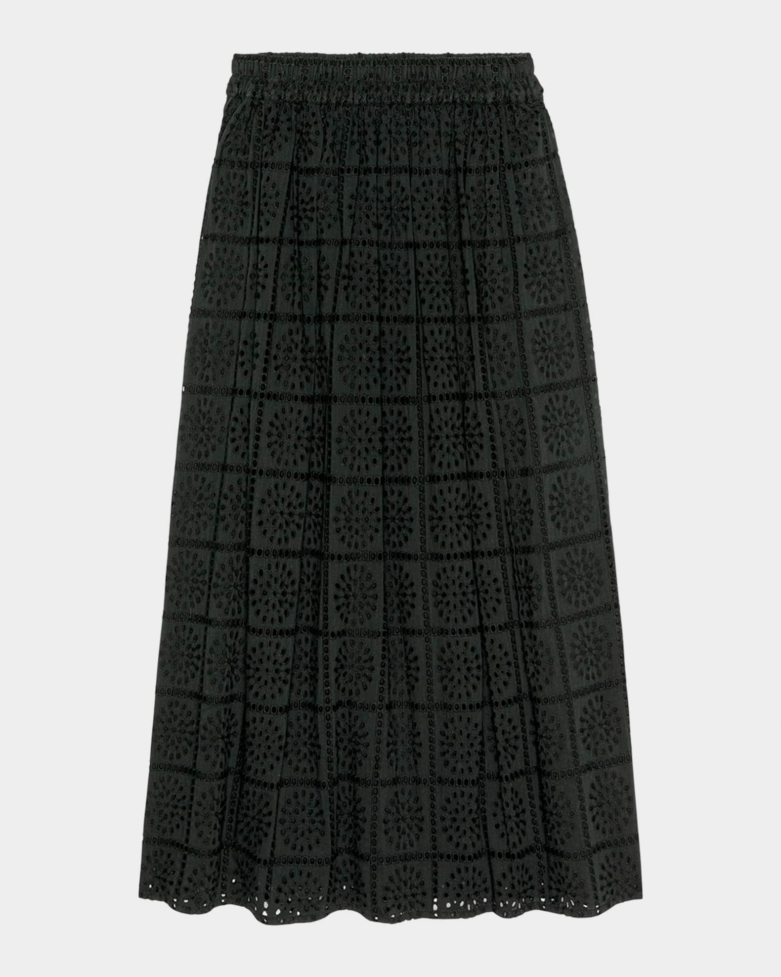 Rails Dax Cotton Eyelet Maxi Skirt | Neiman Marcus