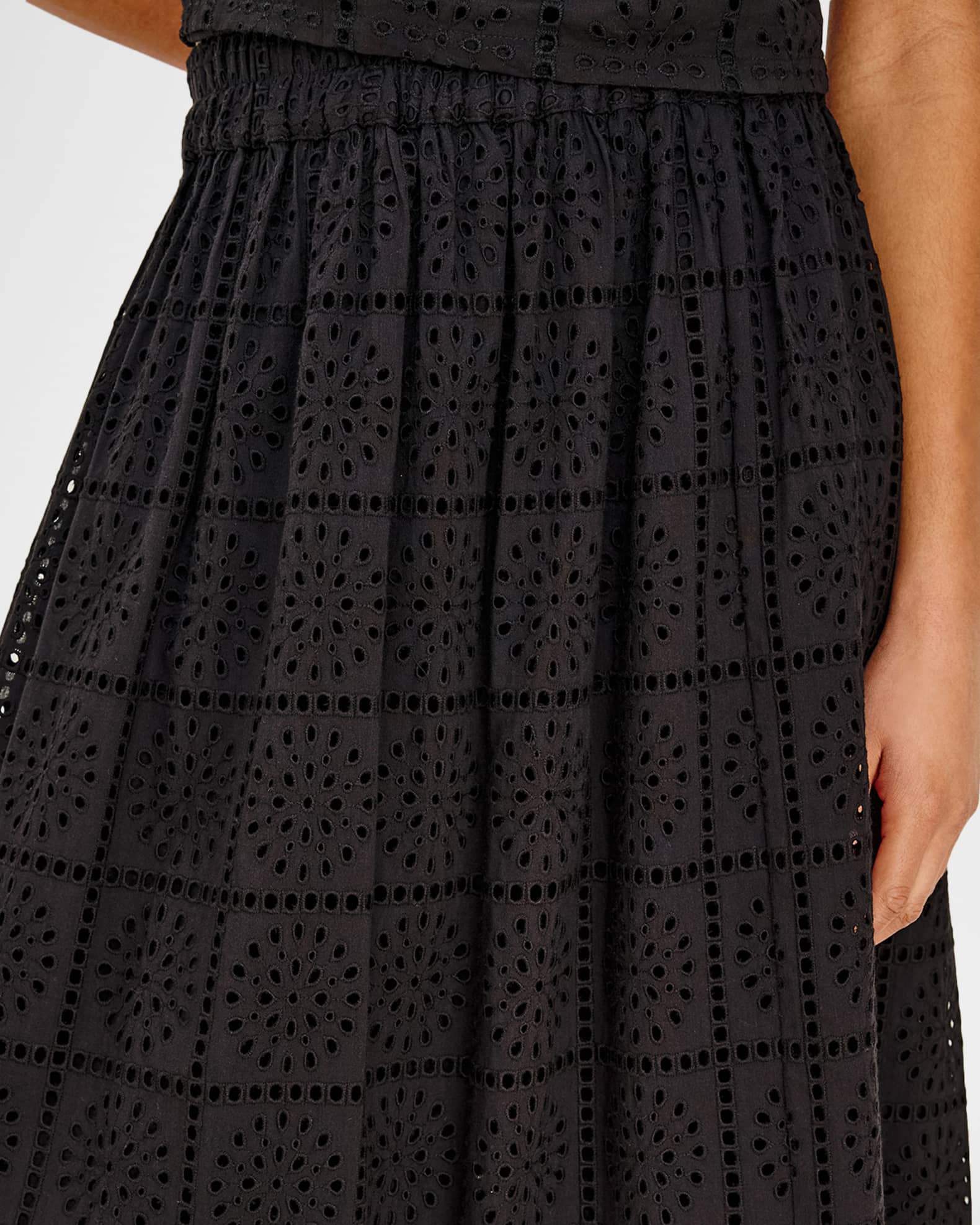 Rails Dax Cotton Eyelet Maxi Skirt | Neiman Marcus