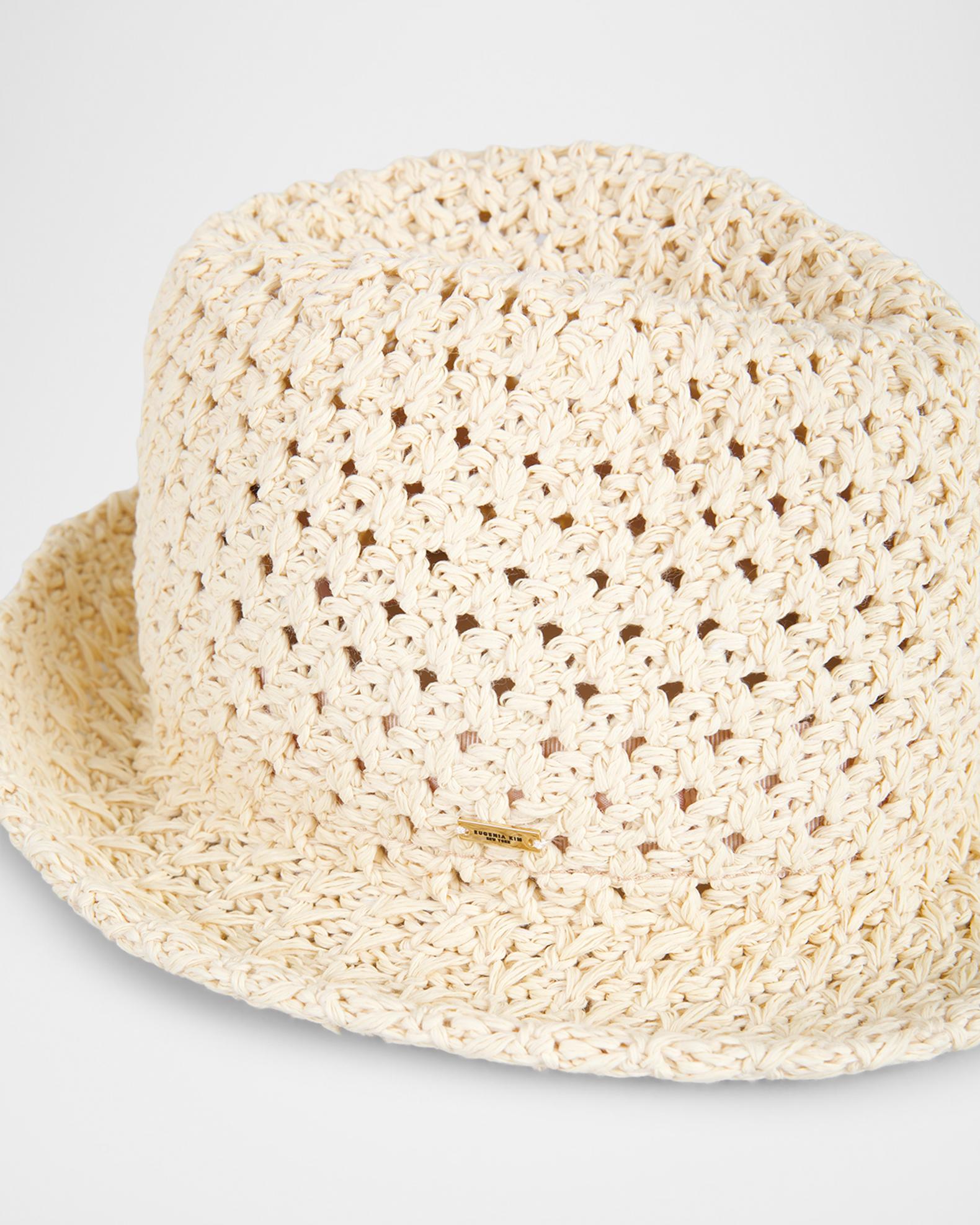 Eugenia Kim Jo Raffia Crochet Bucket Hat | Neiman Marcus