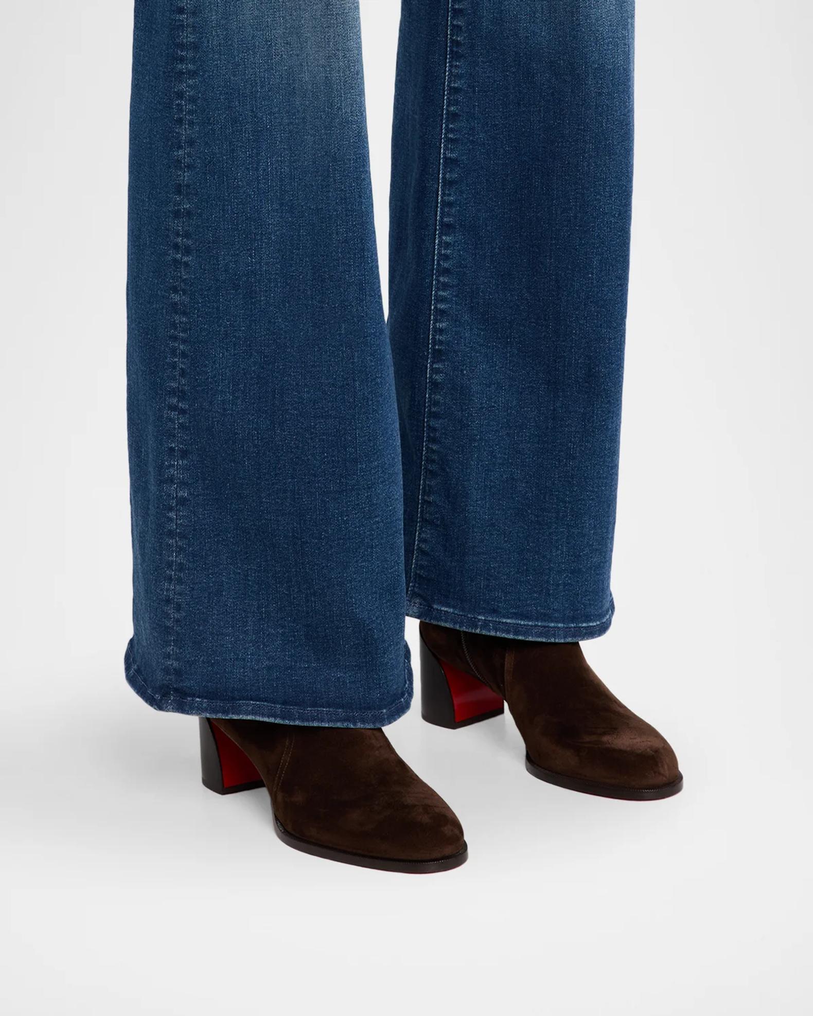 Christian Louboutin 55mm Ira Suede Ankle Boots | Neiman Marcus