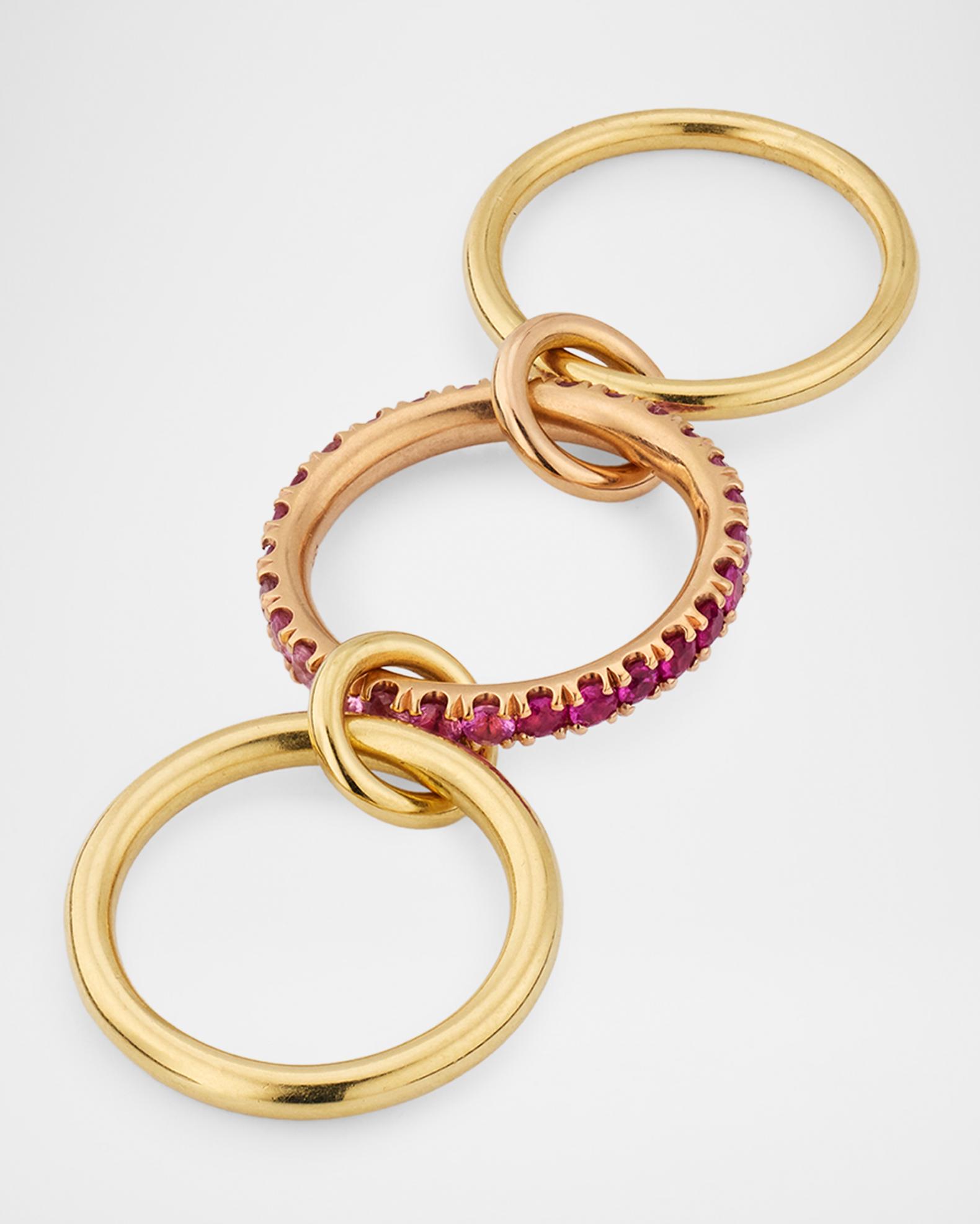 Spinelli Kilcollin Petunia 18K Gold Pink Ombre Sapphire Ring | Neiman ...