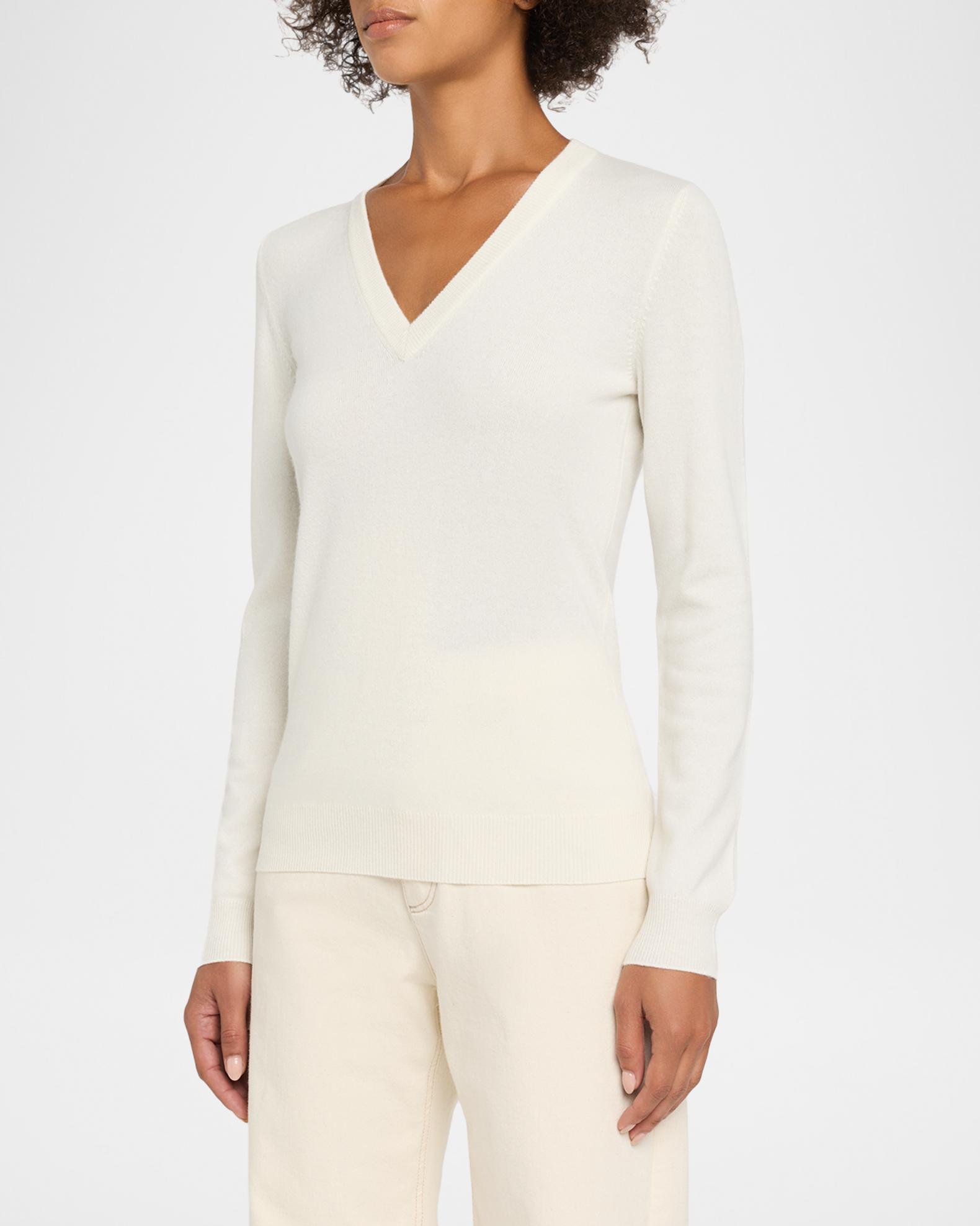 Brunello Cucinelli V-Neck Cashmere Sweater | Neiman Marcus