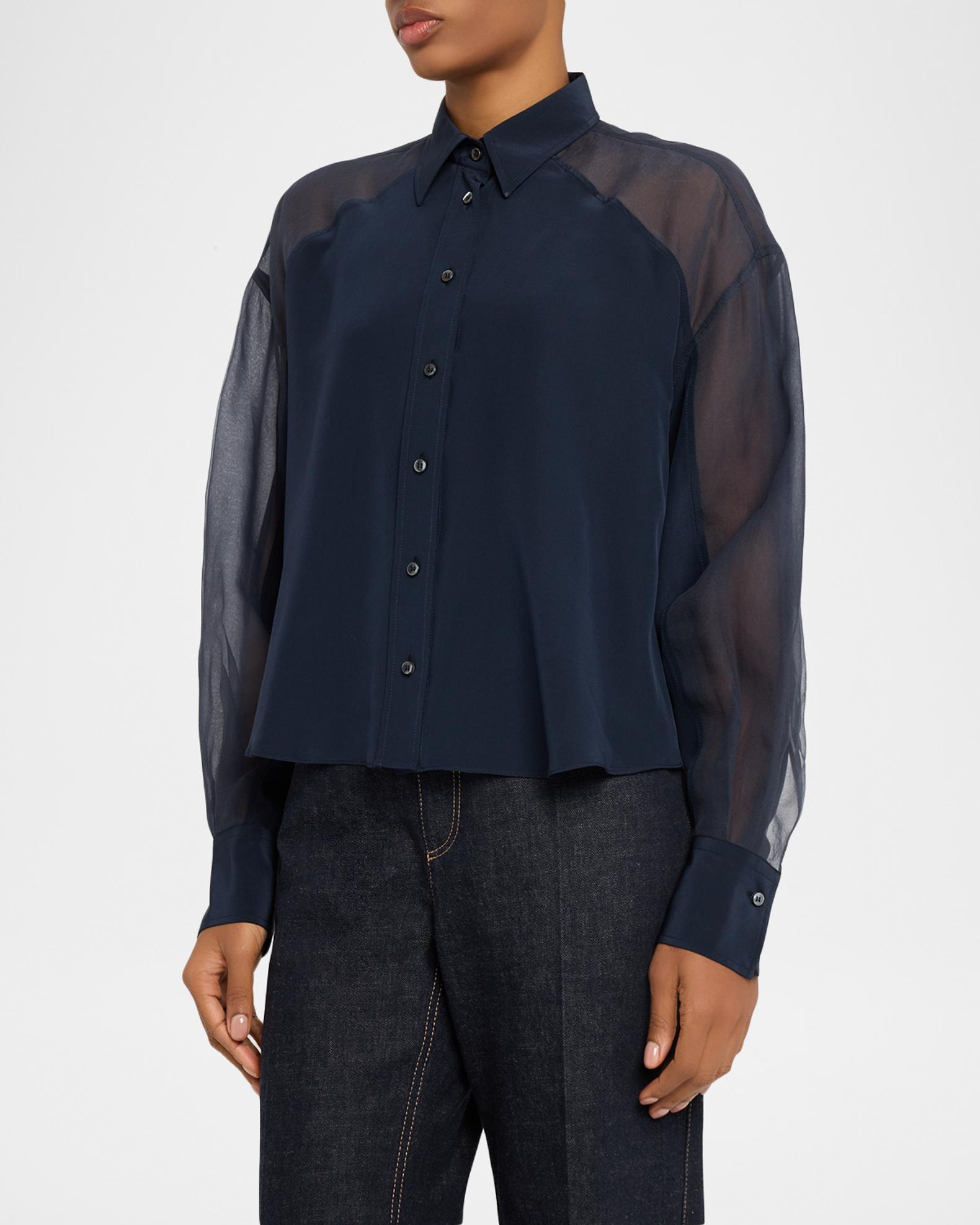 BRUNELLO CUCINELLI ラグランシアーシャツ BRUNELLO CUCINELLI ラグランシアーシャツ Brunello Cucinelli Chiffon