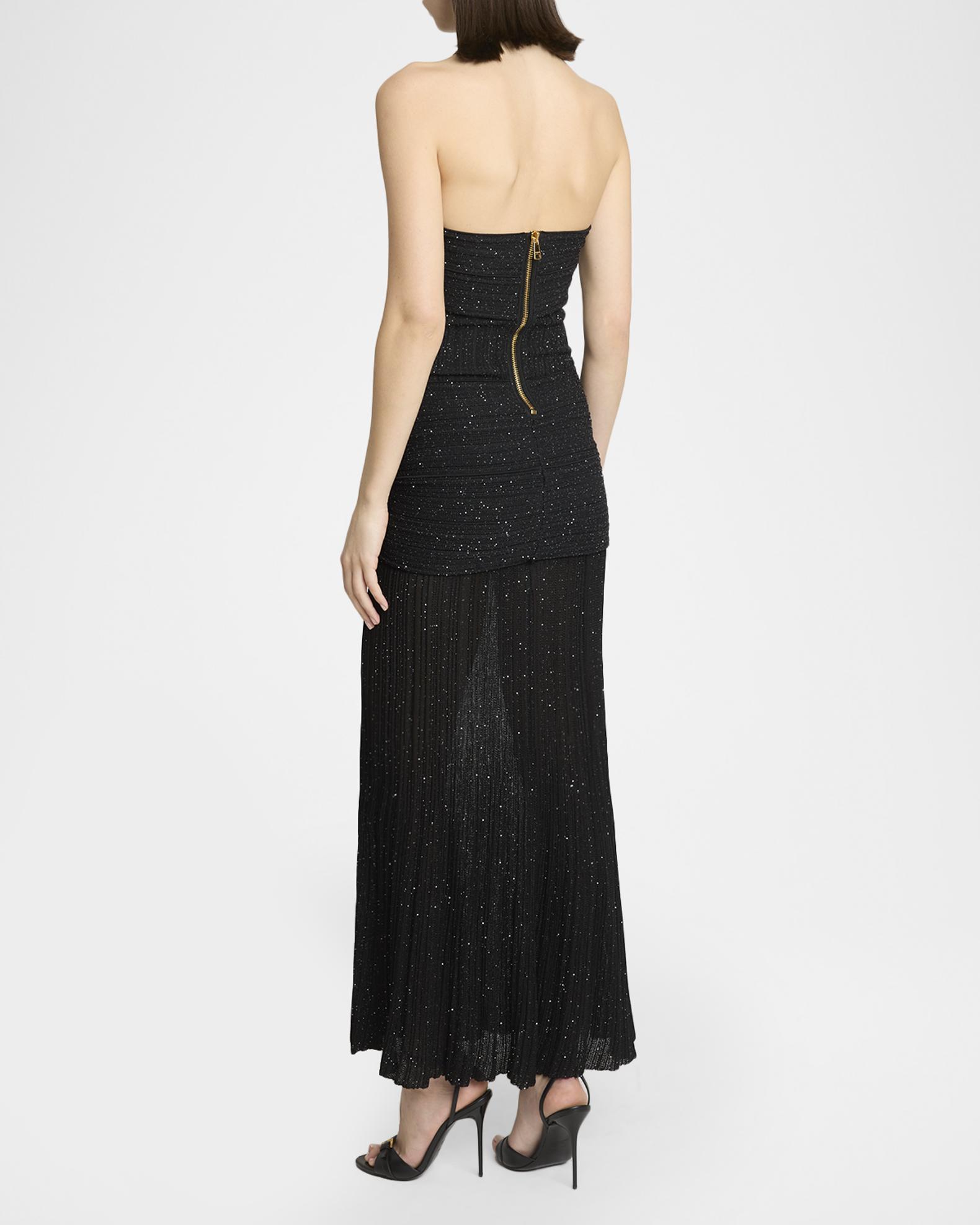 balmain halter dress Raspberry Draped Halter Maxi Dress