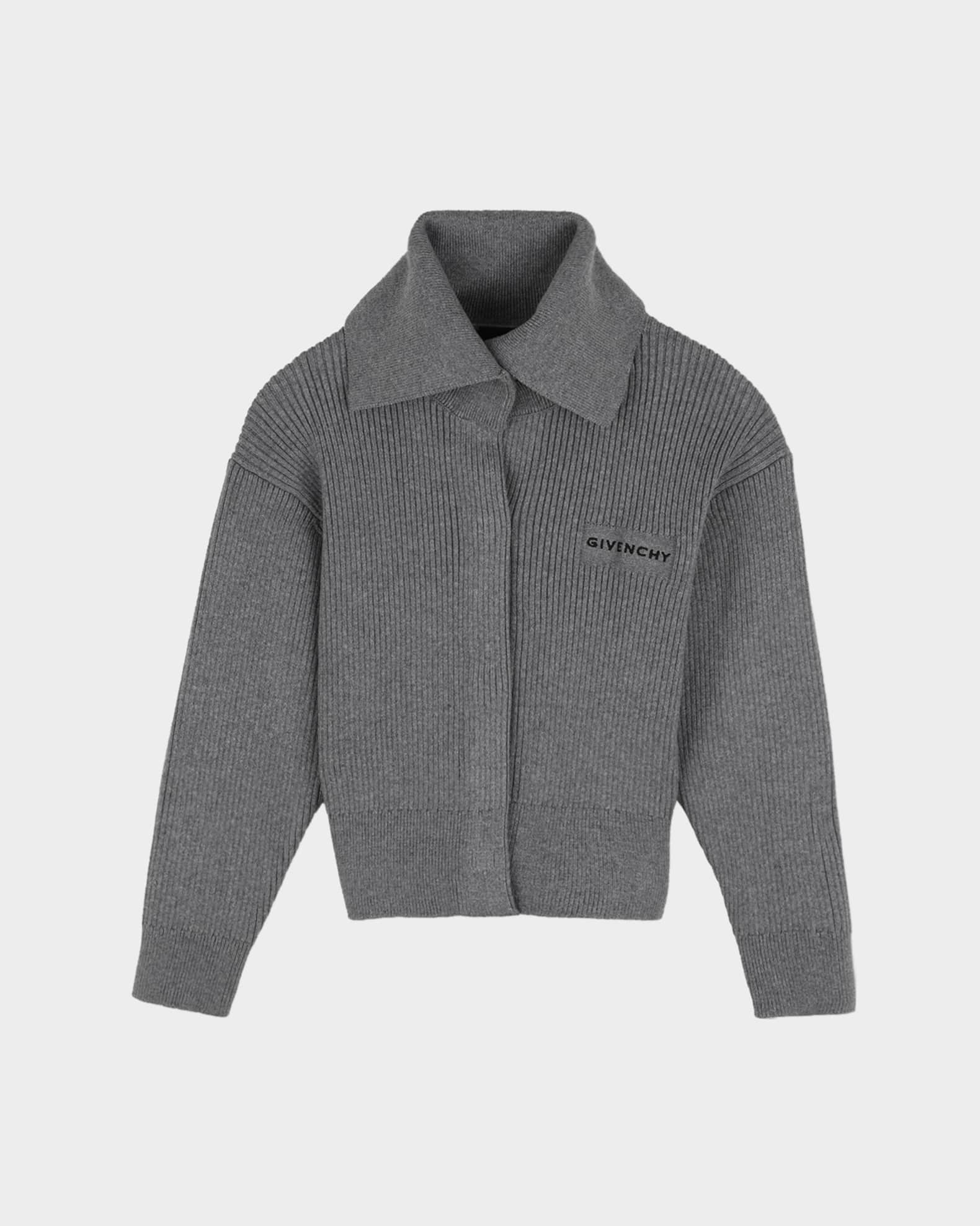 Givenchy Girl's Logo Cotton-Cashmere Knit Cardigan, Size 8-12