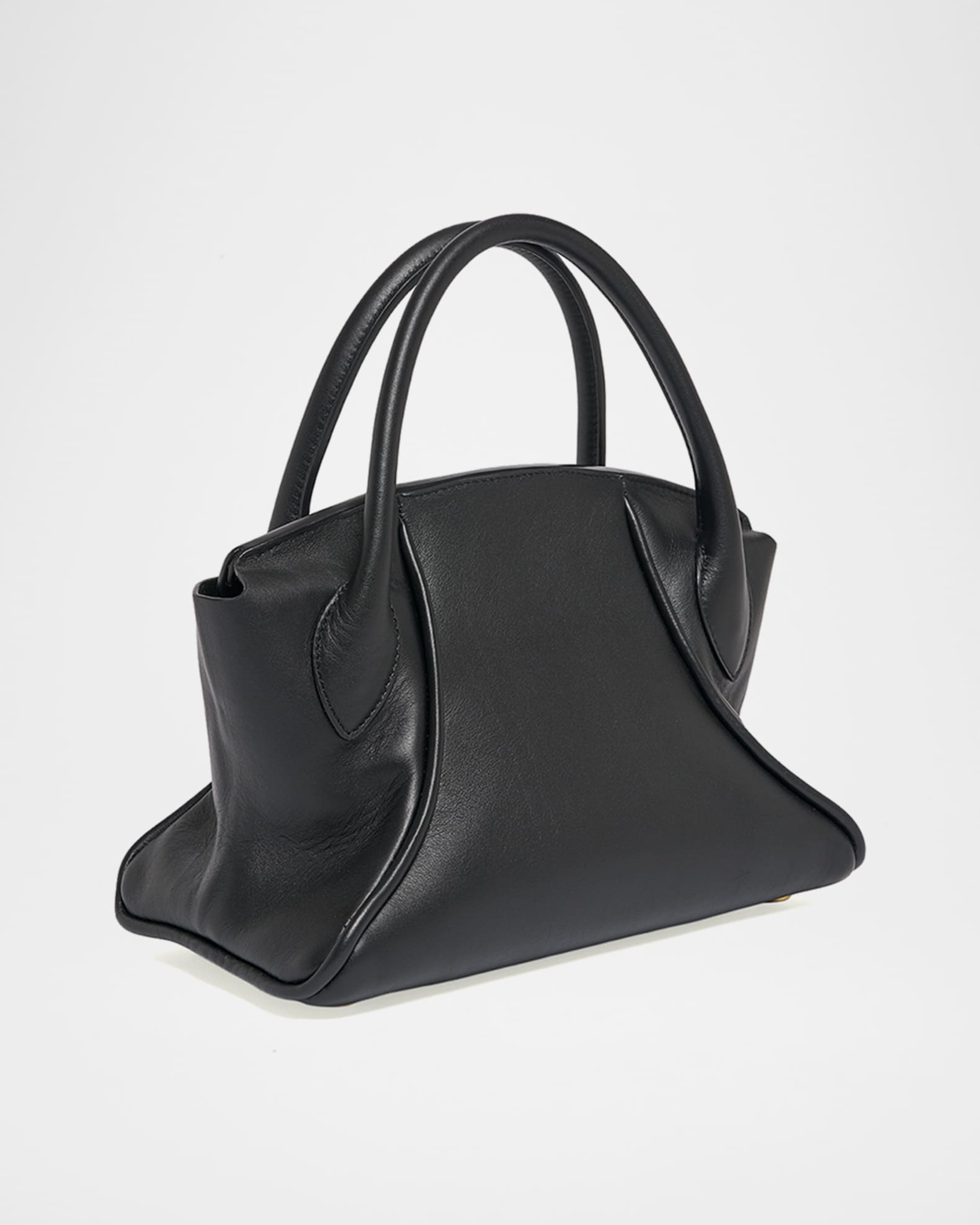Balmain Pulse Leather Top-Handle Bag | Neiman Marcus