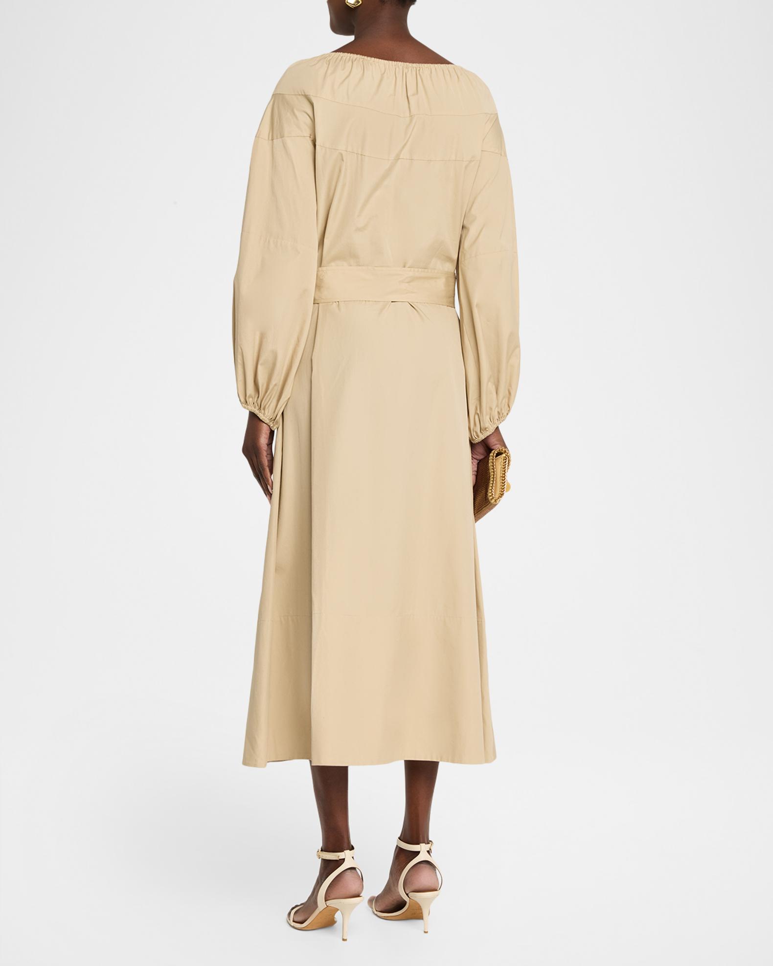 vince midi dress Matte Jersey Off-Shoulder Midi Dress in Dresses