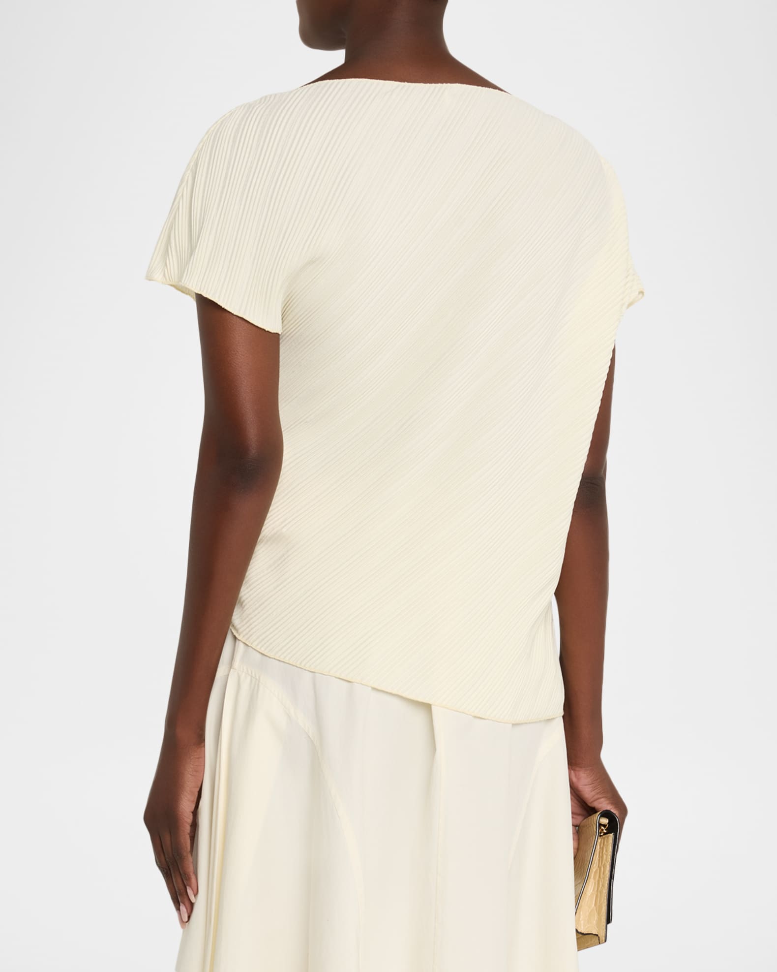 トップス c... Vince Directional Pleated Top | Neiman Marcus