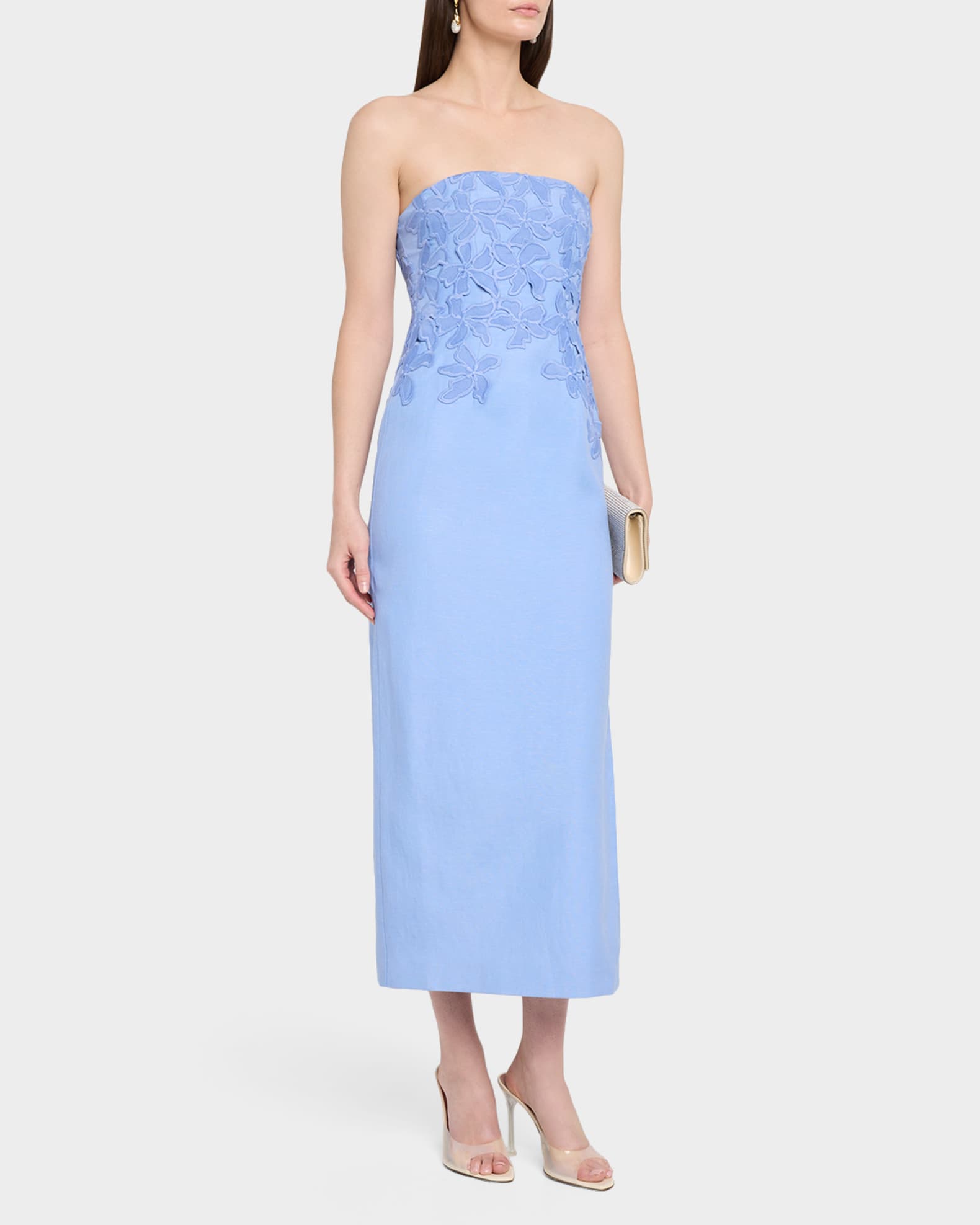 Significant Other Idette Strapless Midi Dress | Neiman Marcus