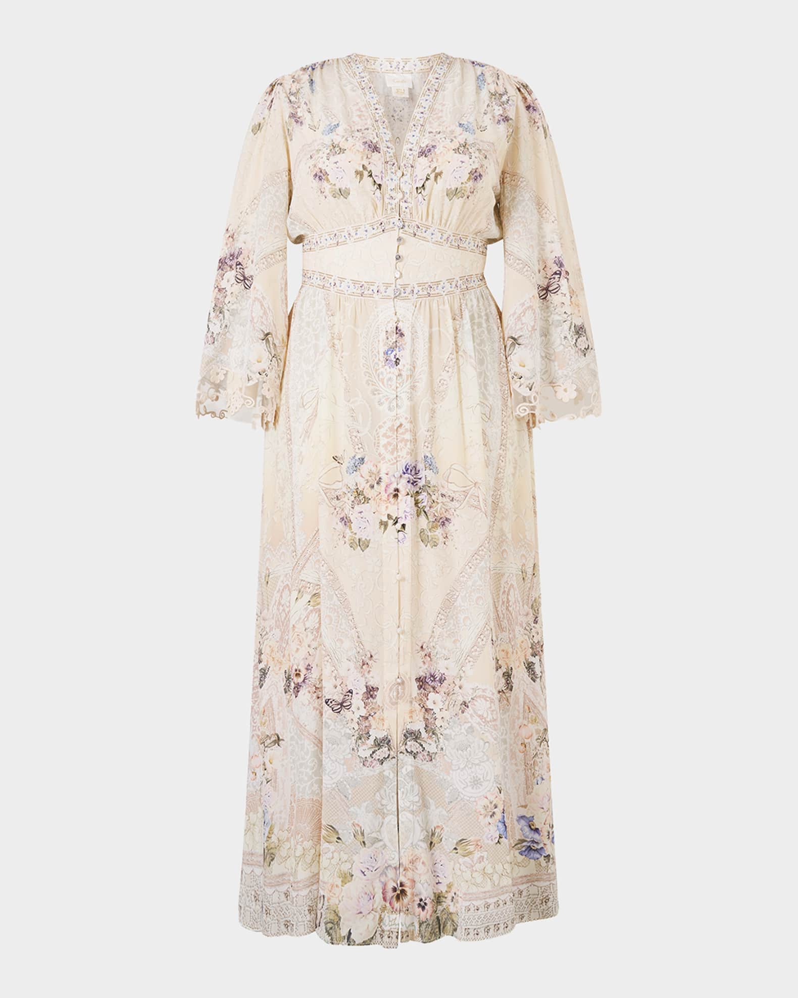camille lace maxi dress Camille black halterneck floral-lace maxi dress