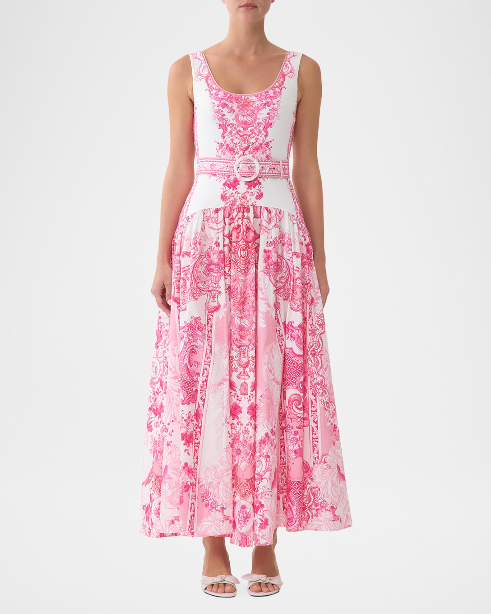 Livin La Vida ROSA Jersey Tank Dress In PINK