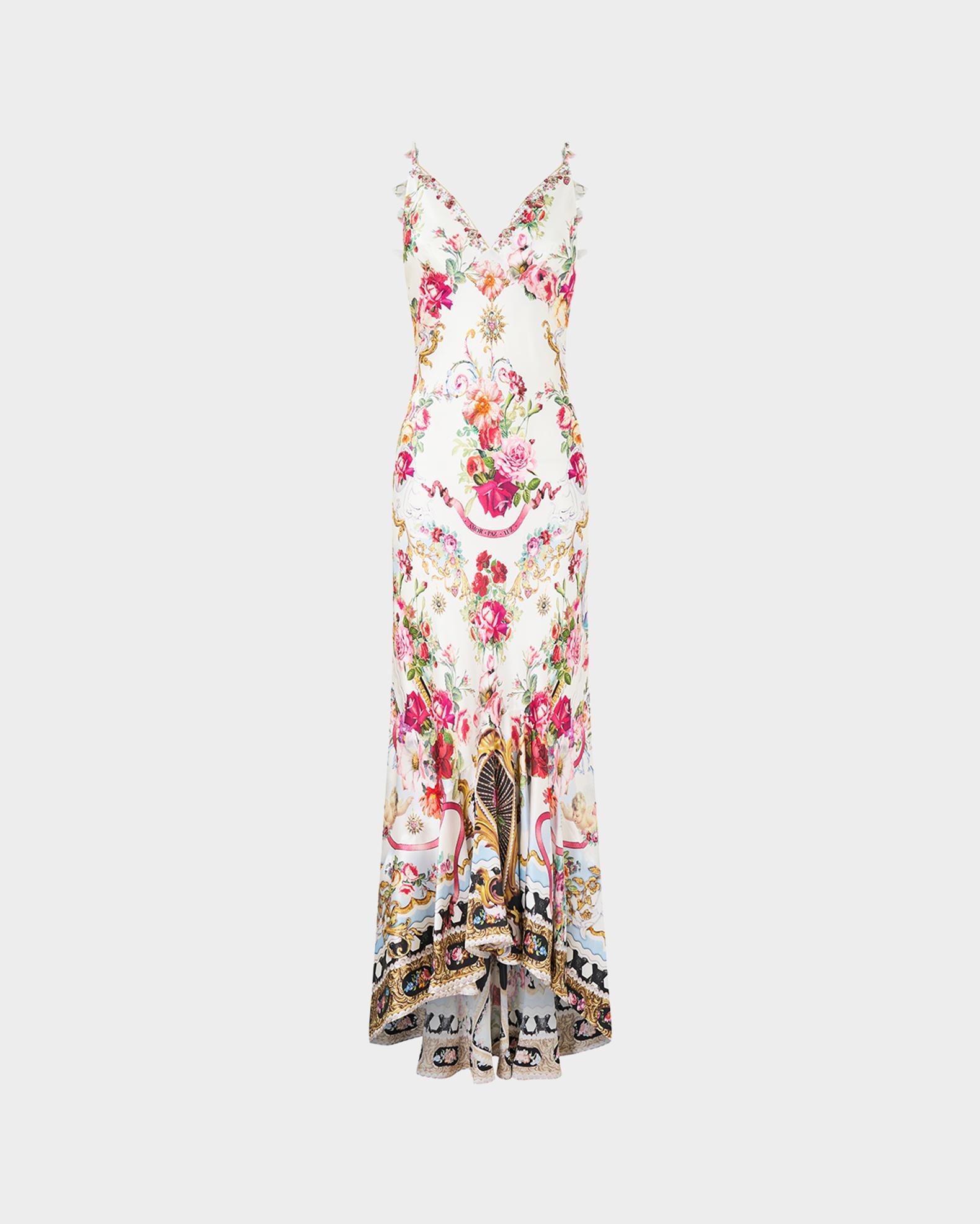 Camilla Torero Libertine Bias-Cut Silk Slip Dress | Neiman Marcus