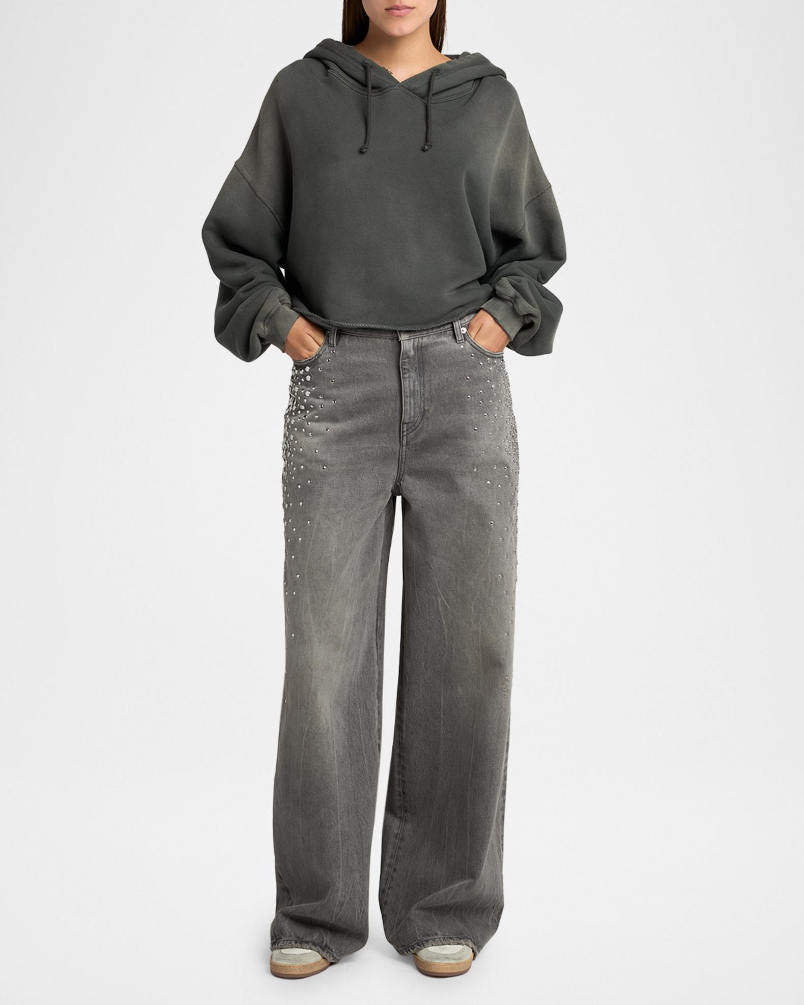 Golden Goose Star Oversized Cropped Hoodie | Neiman Marcus