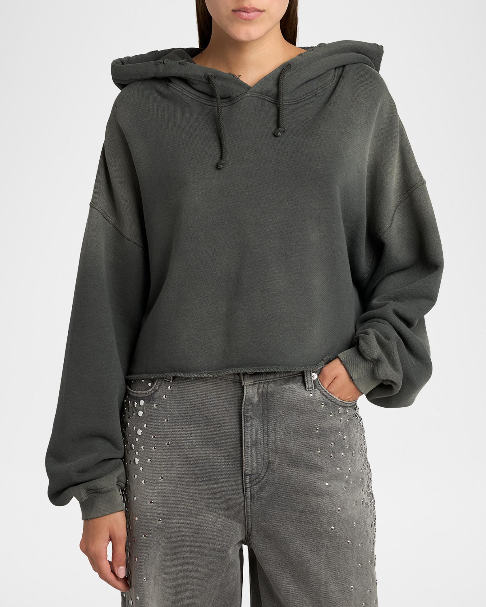 Golden Goose Star Oversized Cropped Hoodie | Neiman Marcus