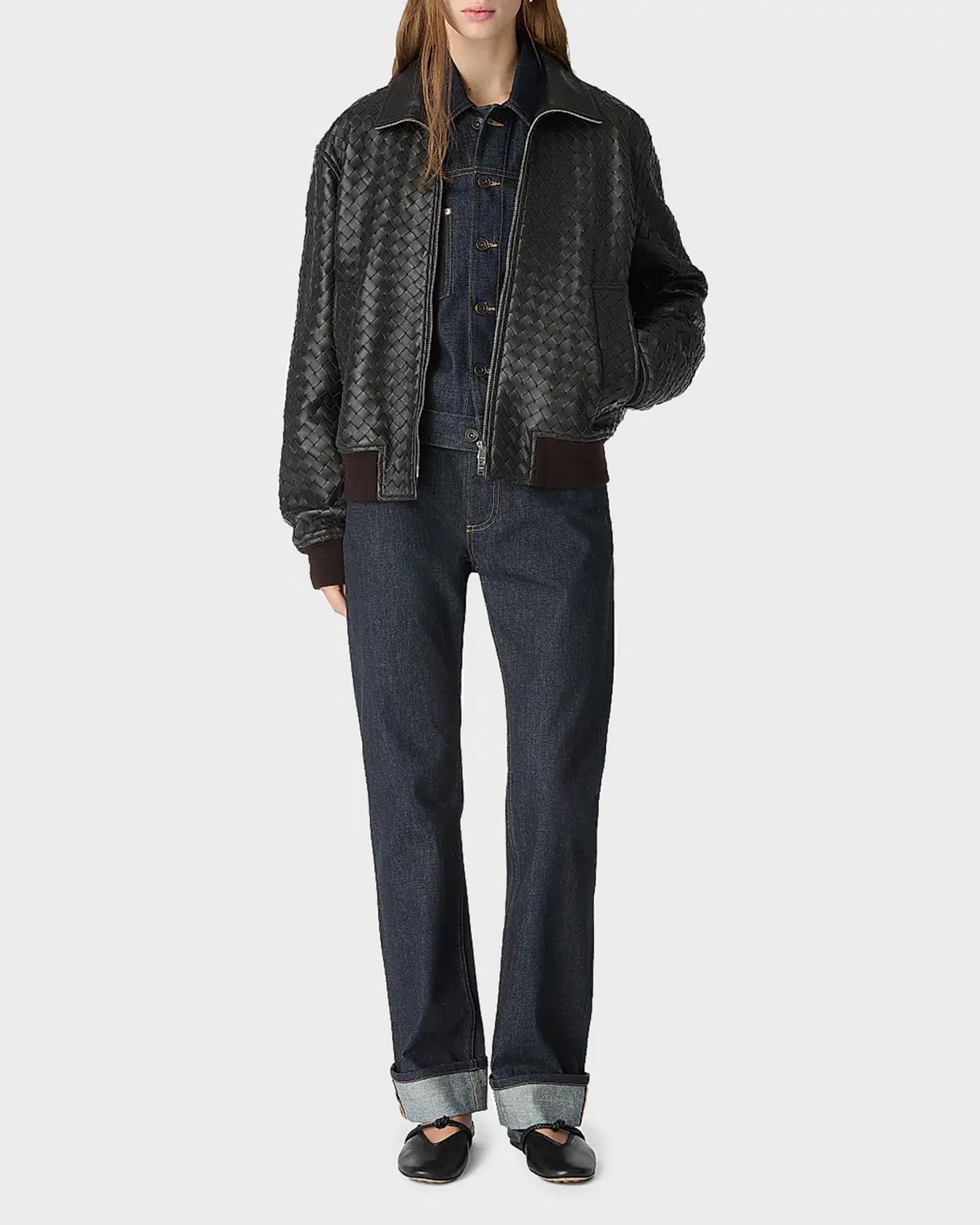 Bottega Veneta Lagoon Nappa Leather Knotted Mary Jane Ballerina