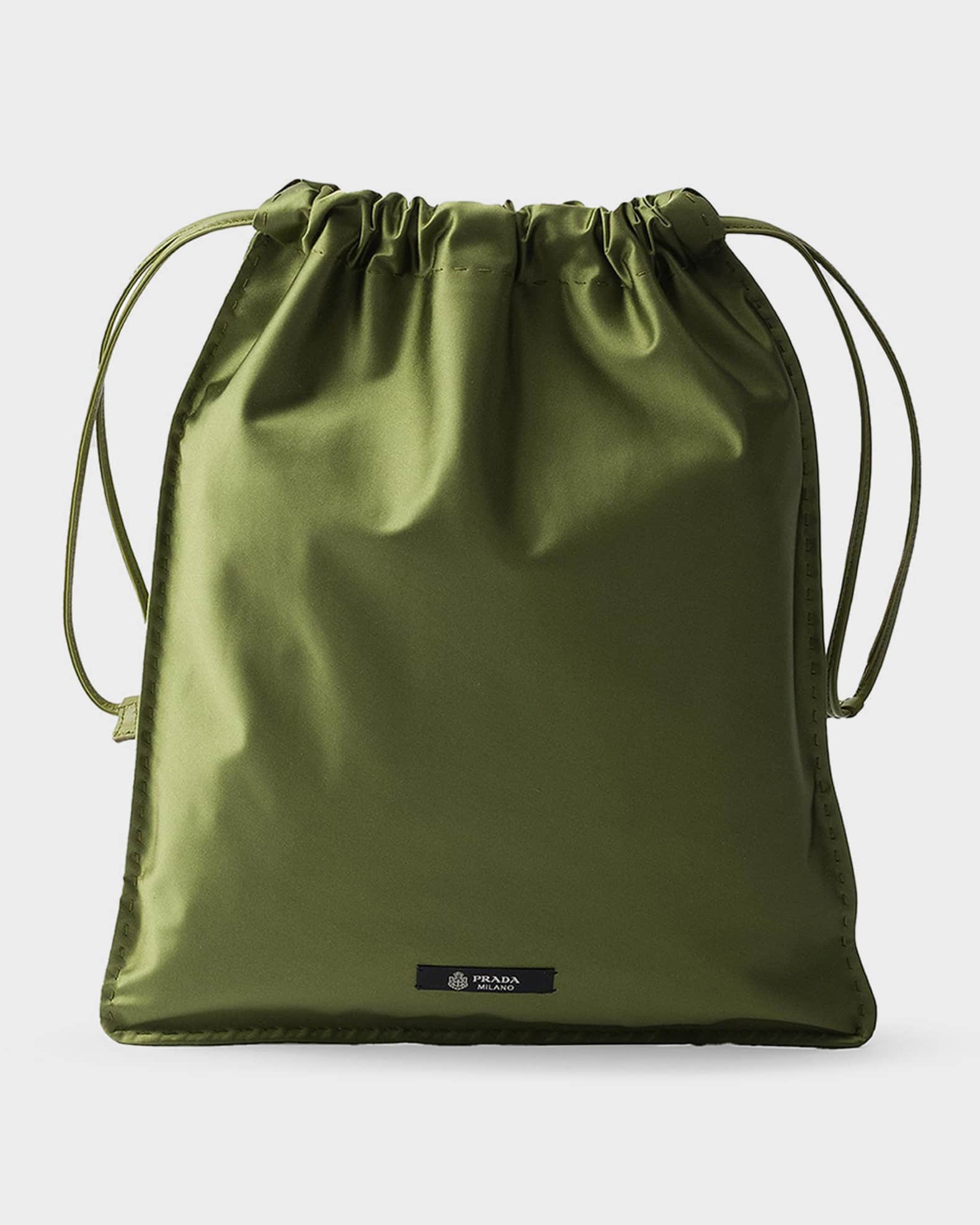 prada巾着バッグ Prada Prada Wish Silk Duchesse Pouch Bag | Neiman Marcus