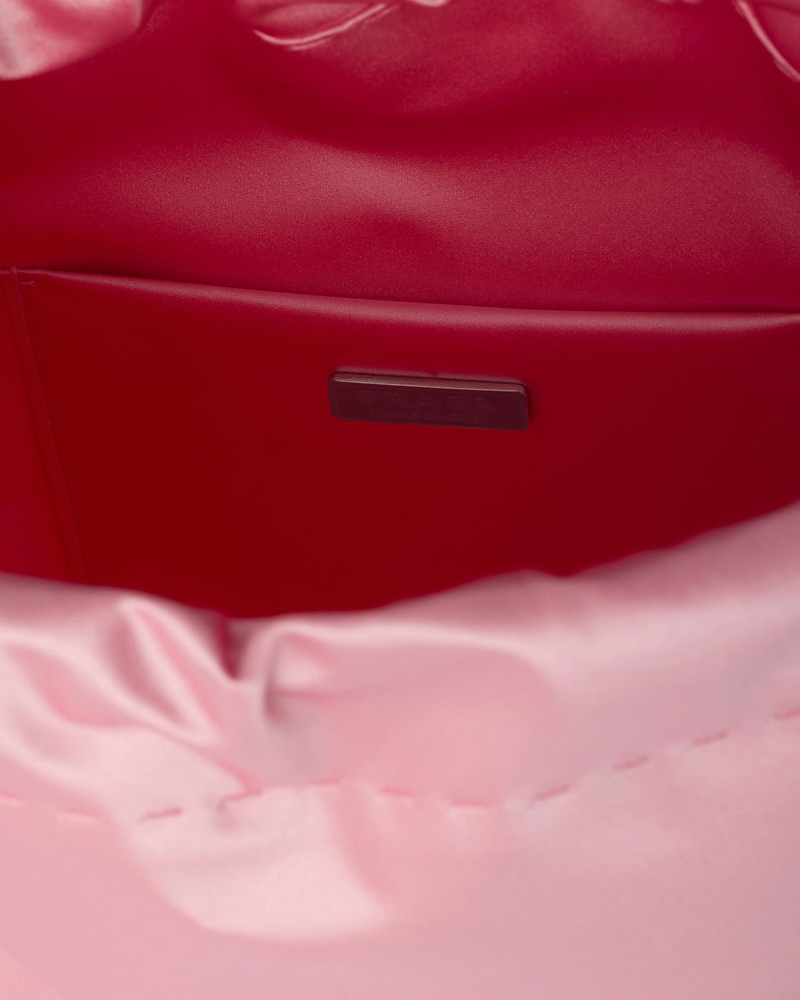 Prada Prada Wish Silk Duchesse Pouch Bag | Neiman Marcus