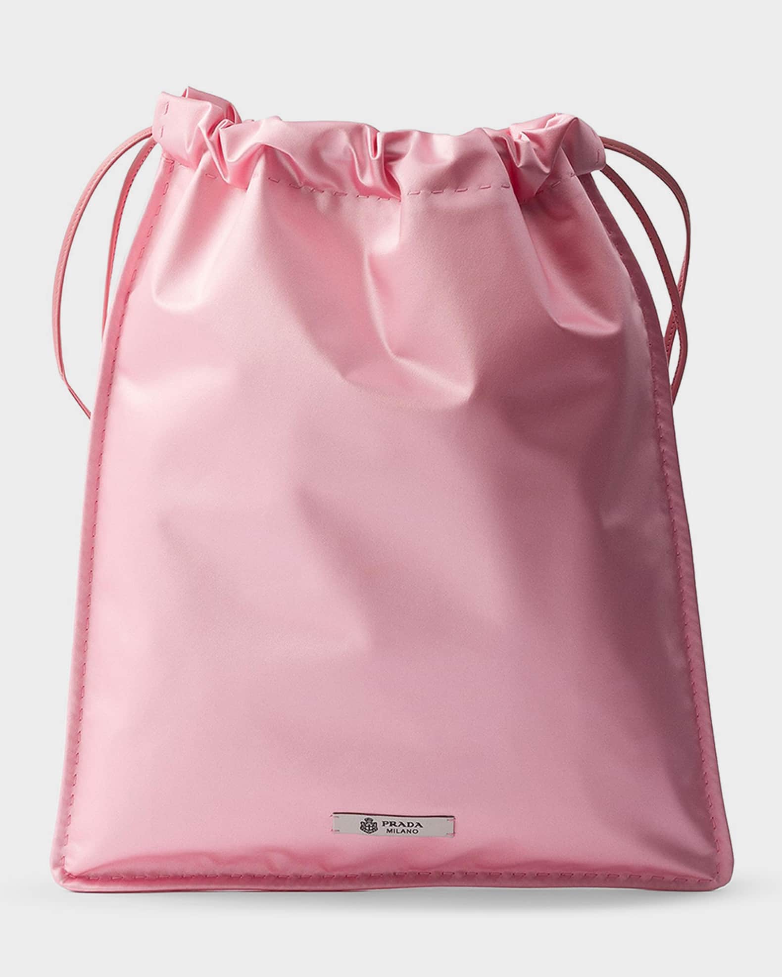 Prada Prada Wish Silk Duchesse Pouch Bag | Neiman Marcus