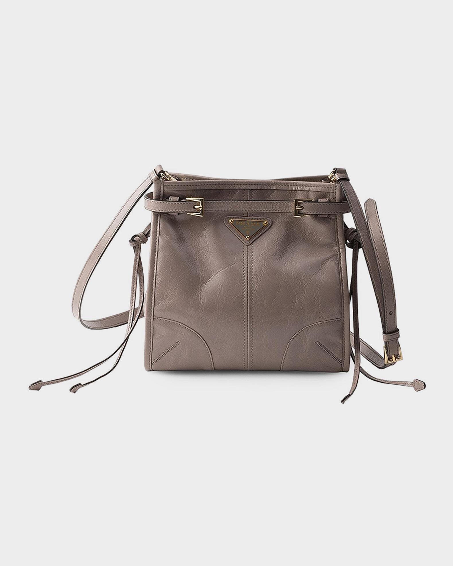 Prada Bonnie Mini Leather Shoulder Bag | Neiman Marcus