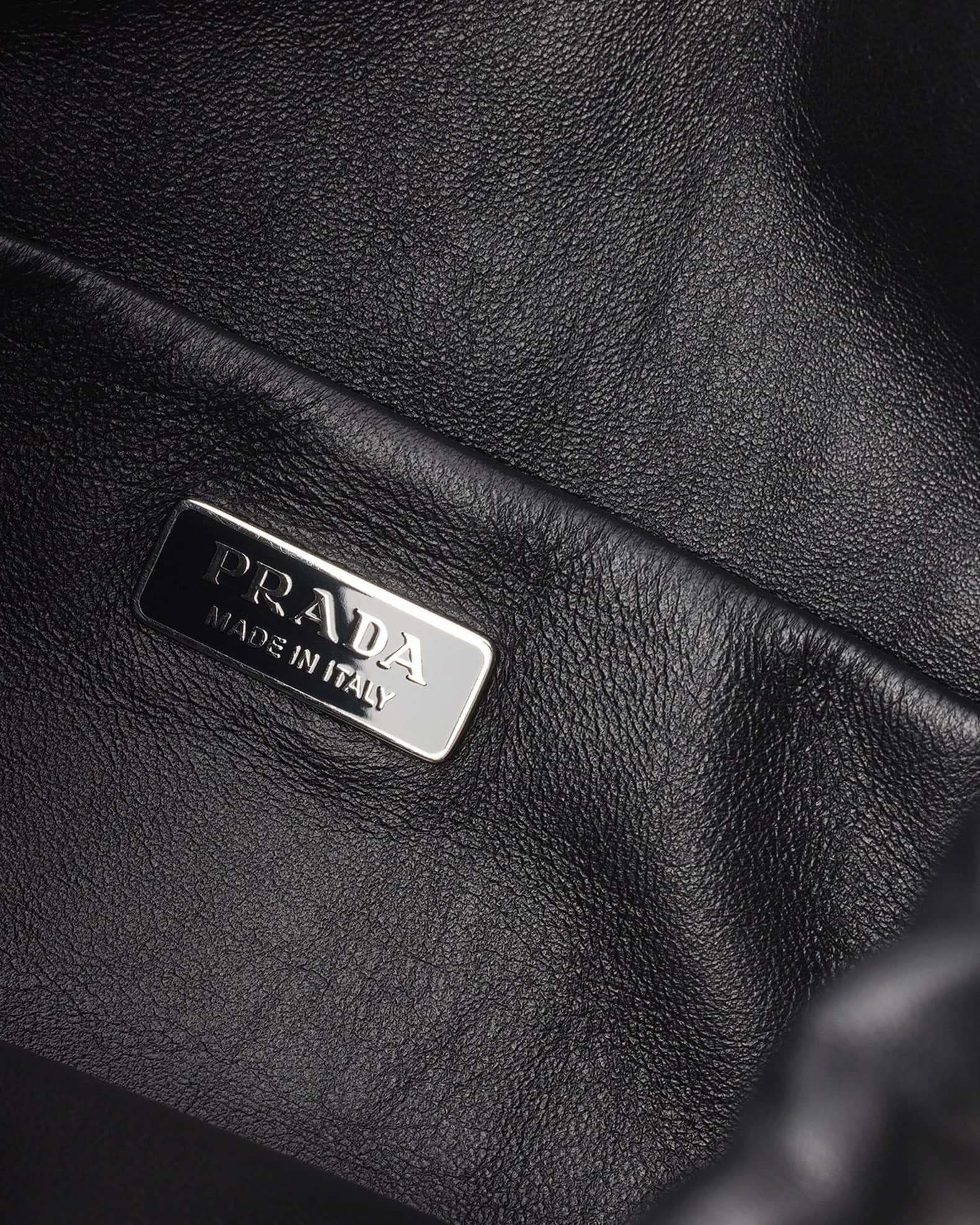 Prada Wish Nappa Leather Pouch | Neiman Marcus
