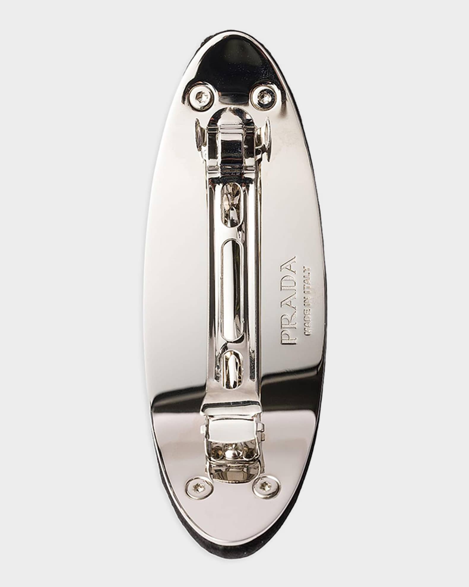 Prada Satin and Crystal Hair Clip | Neiman Marcus