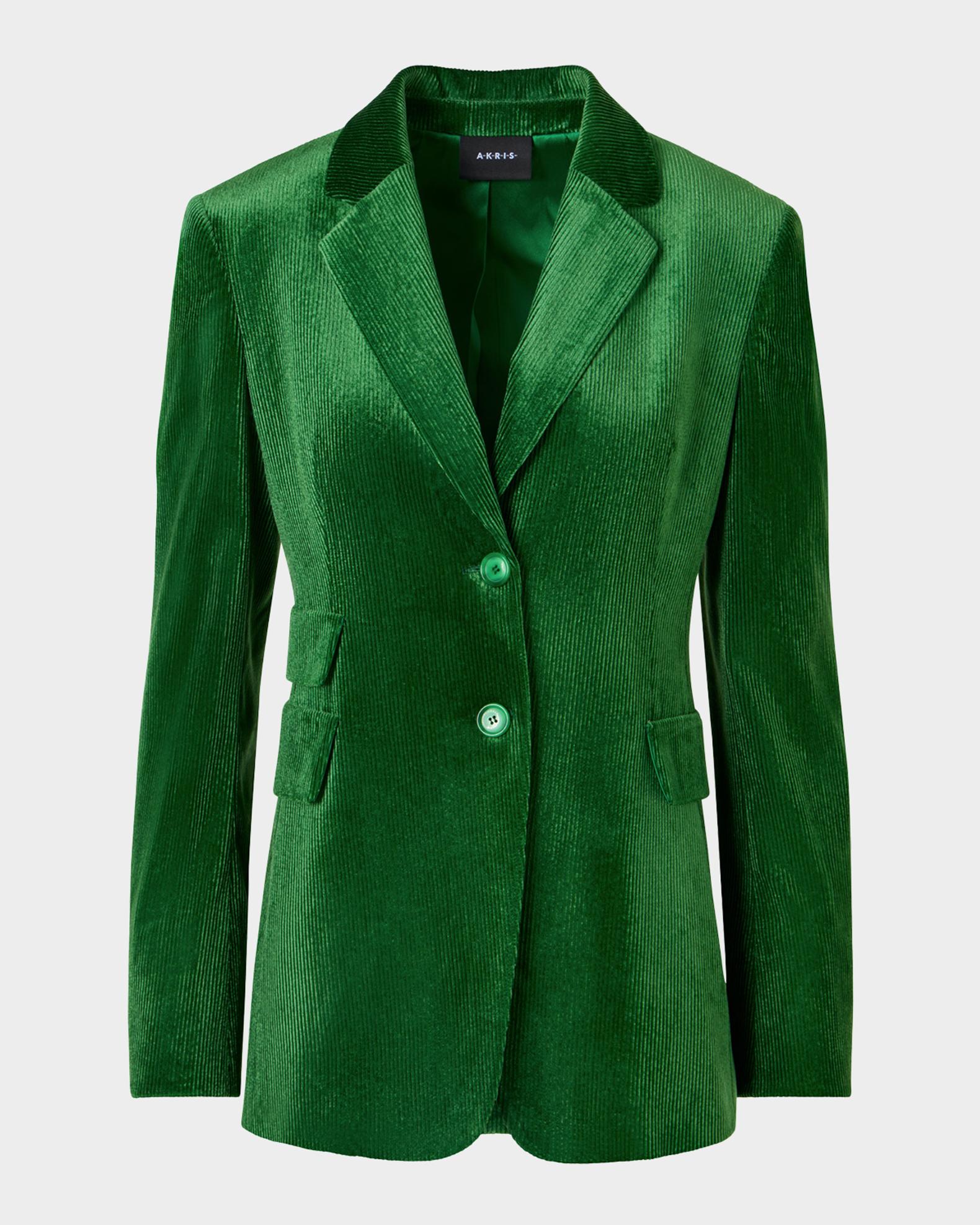 Akris Corduroy Single-Breasted Jacket | Neiman Marcus