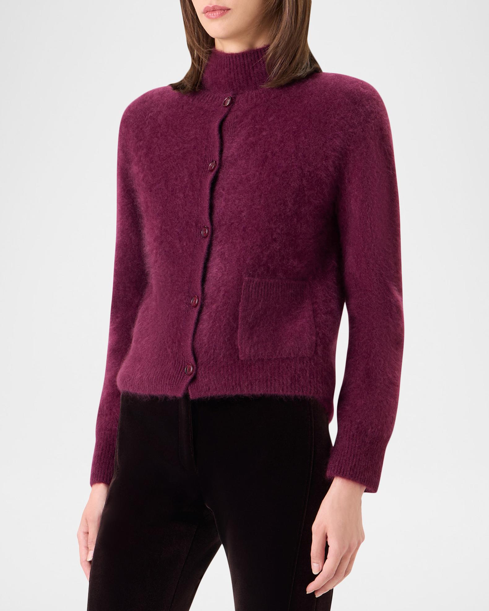 Akris Brushed Cashmere Crewneck Cardigan | Neiman Marcus